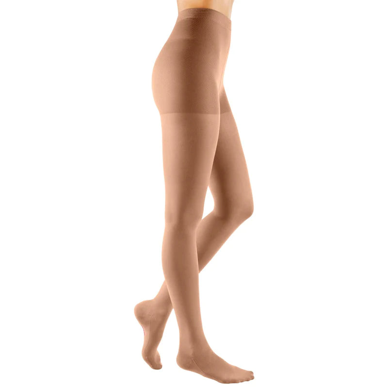 Medi Comfort 15-20mmHg Maternity Compression Stockings with Adjustable Waistband - Closed Toe for Pregnancy Support & Comfort - Perfect for Daily Wear, Travel & Swollen Feet Relief
