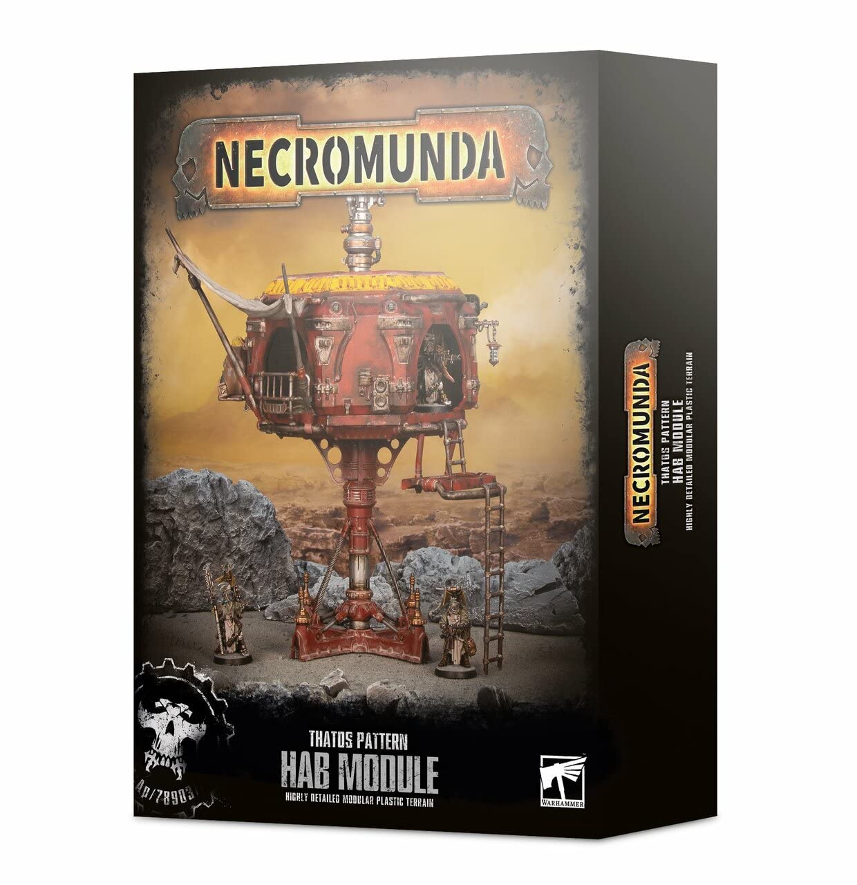 Games Workshop Necromunda Thaos Pattern Hab Module - Durable Wargaming Terrain for Necromunda & Warhammer 40K Tabletop Battles