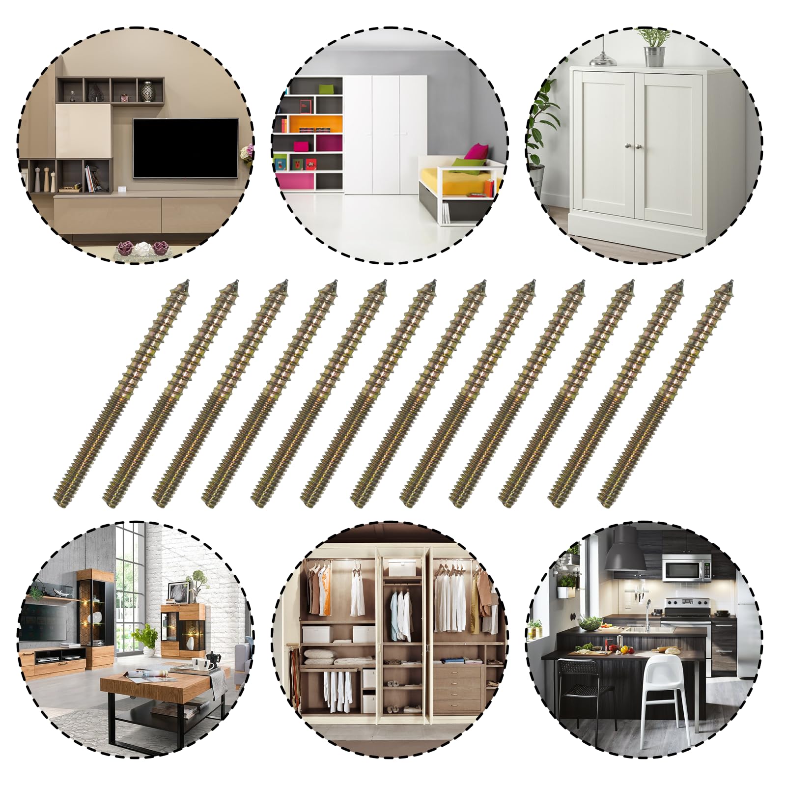 12 Pcs 1/4-20