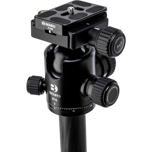 Benro Tripster Travel Tripod - 2 Series Carbon Fiber Tripod for DSLR Cameras | Compact & Lightweight for Travel, Hiking & Outdoor Photography