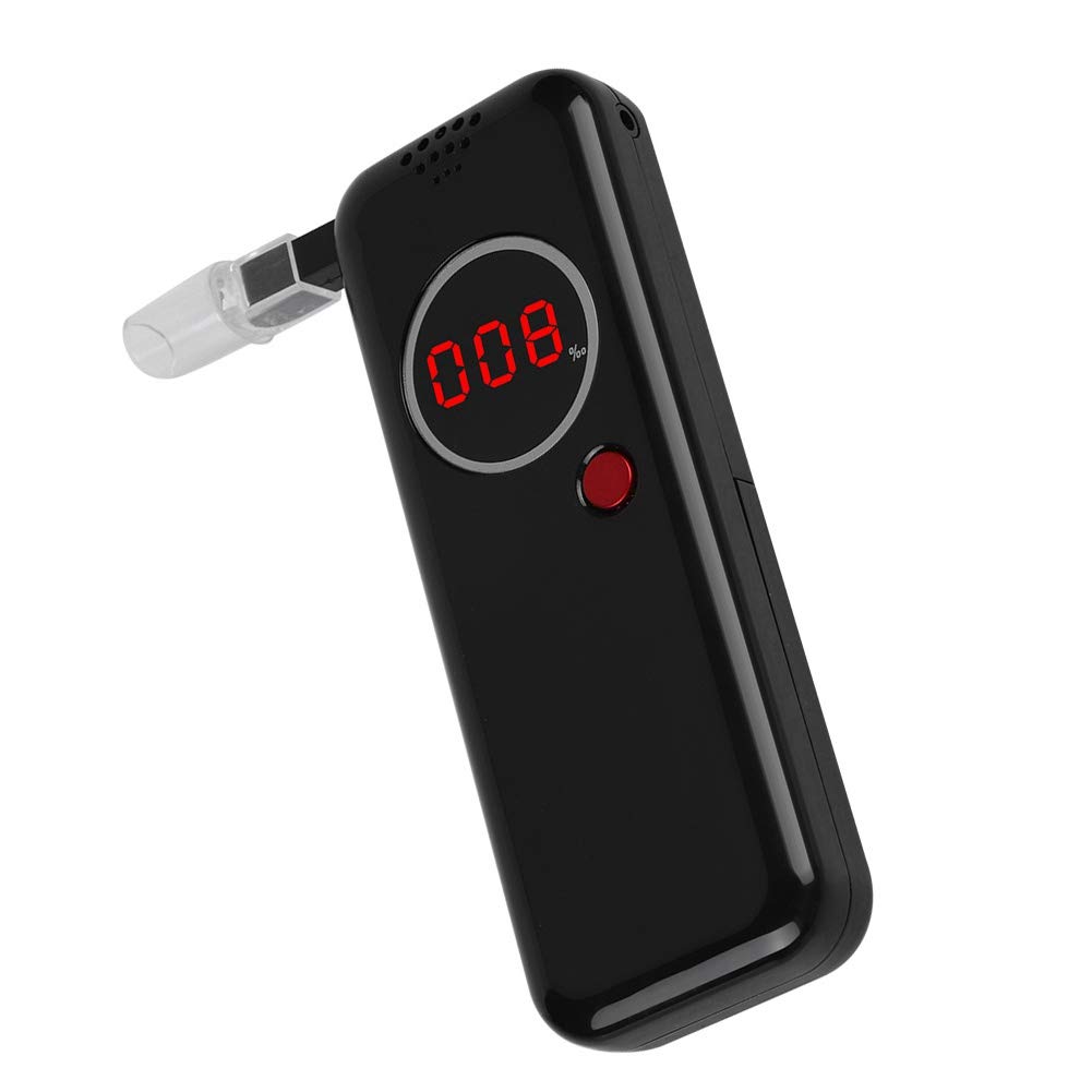 Digital Breathalyzer with Quick Response & Shockproof Design - Semiconductor Alcohol Sensor for Multiple Users | 1 Year Standby | Perfect for Personal Safety, Workplace Testing & Party Use