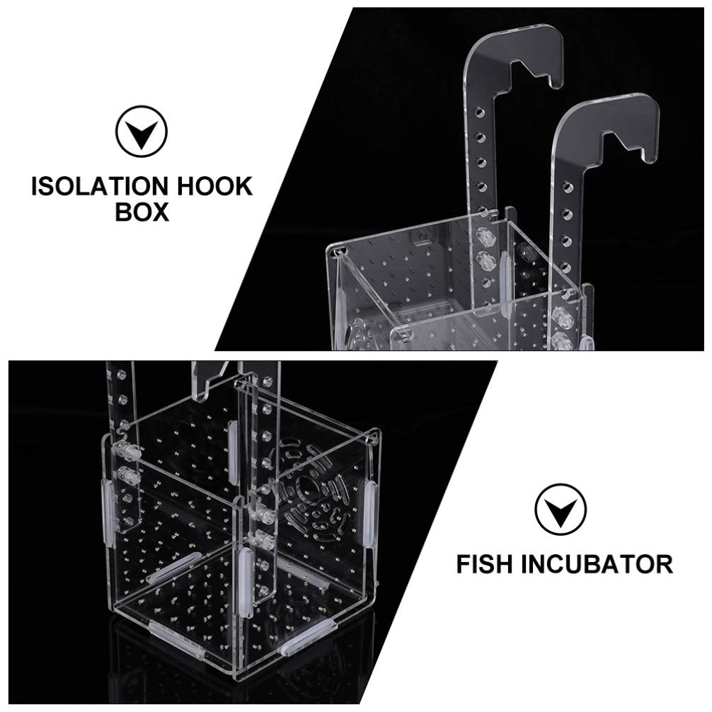 TEHAUX 2-Pack Reptile Breeding Box - 75 Gallon Aquarium Lid for Spiders, Fish Tanks - Perfect for Desktop Terrariums & Pet Enclosures