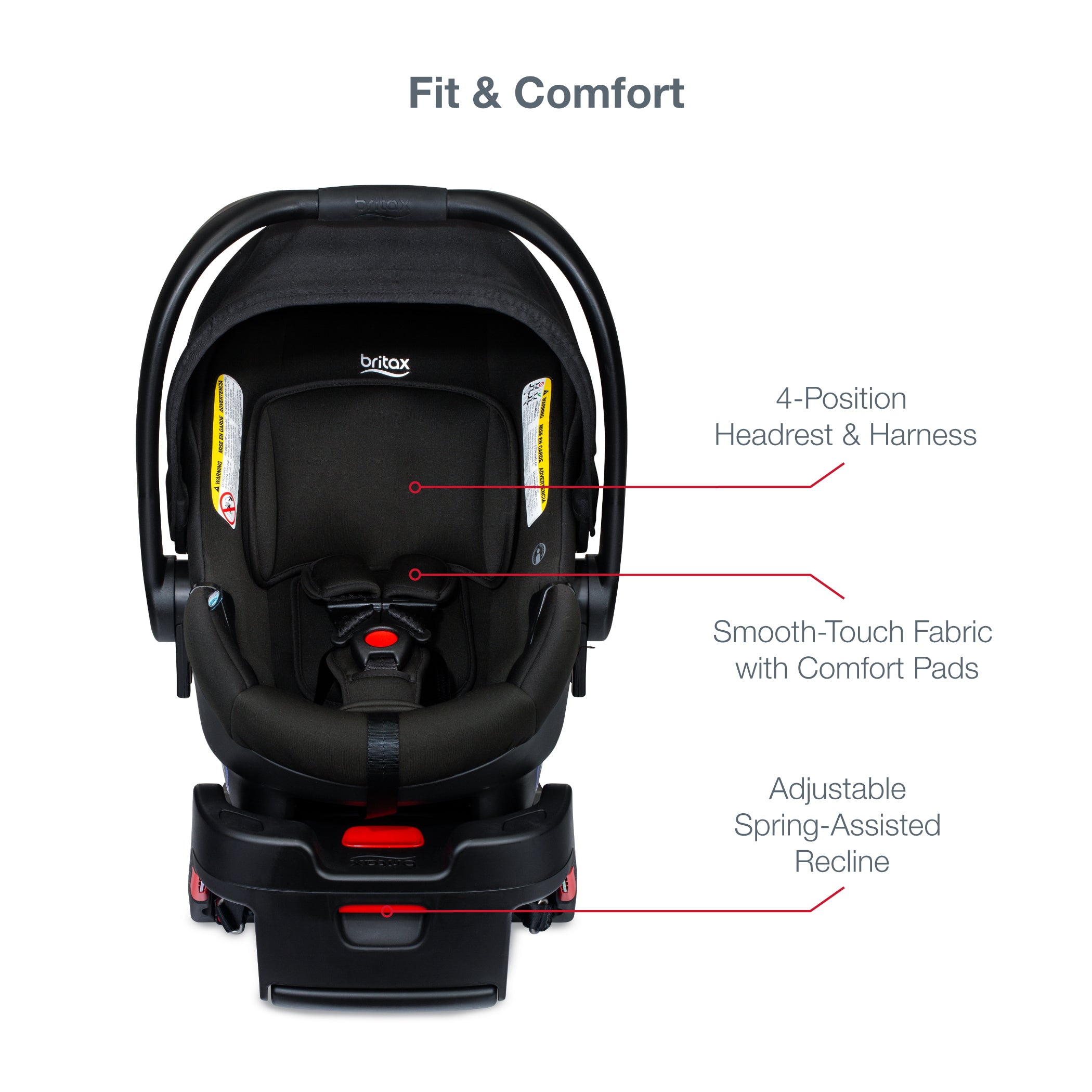 Britax B Safe Gen2 Infant Car Seat - Safe & Comfortable Baby Car Carrier for Newborns to 35 lbs | Perfect for Travel, Daily Commutes & Family Road Trips