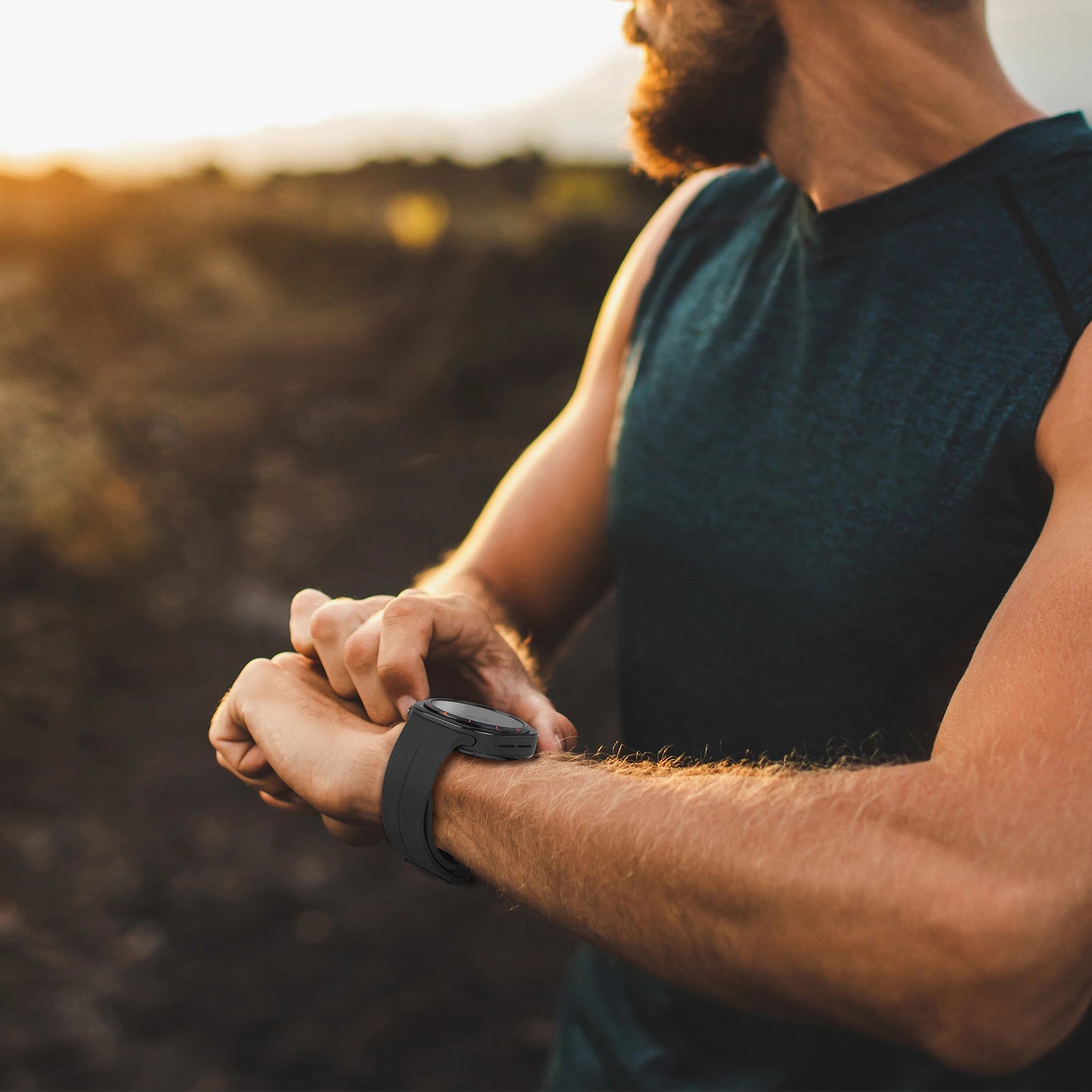 Magnetic Silicone Band for Samsung Galaxy Watch Ultra - Durable, Comfortable Strap for Workout, Running & Outdoor Activities