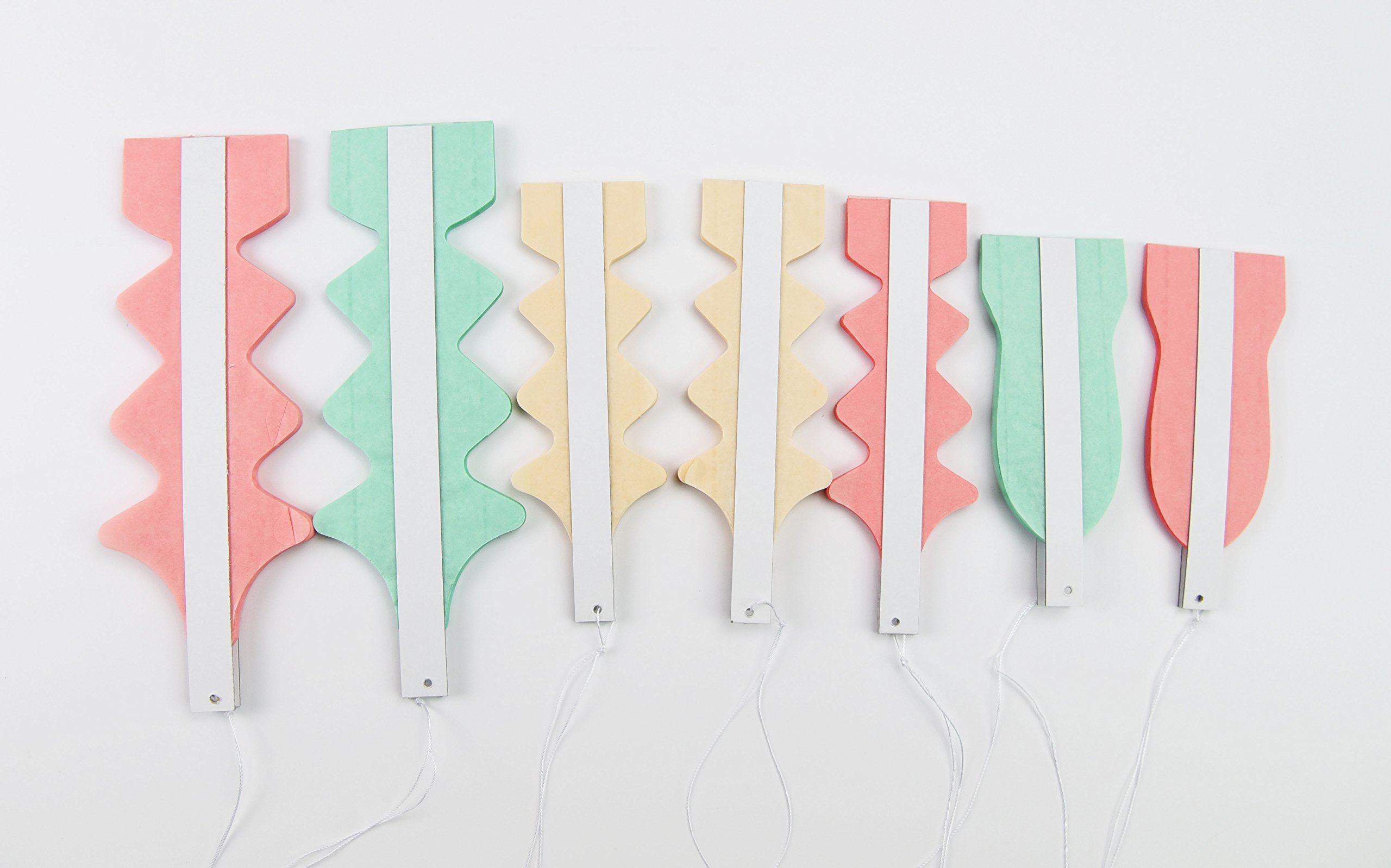 Mint Peach Baby Shower Decorations - Mint Cream Peach Tissue Paper Fans for Gender Reveal, Bridal Shower & Birthday Party Decorations | Perfect for Nursery, Wedding & Bachelorette Party Themes