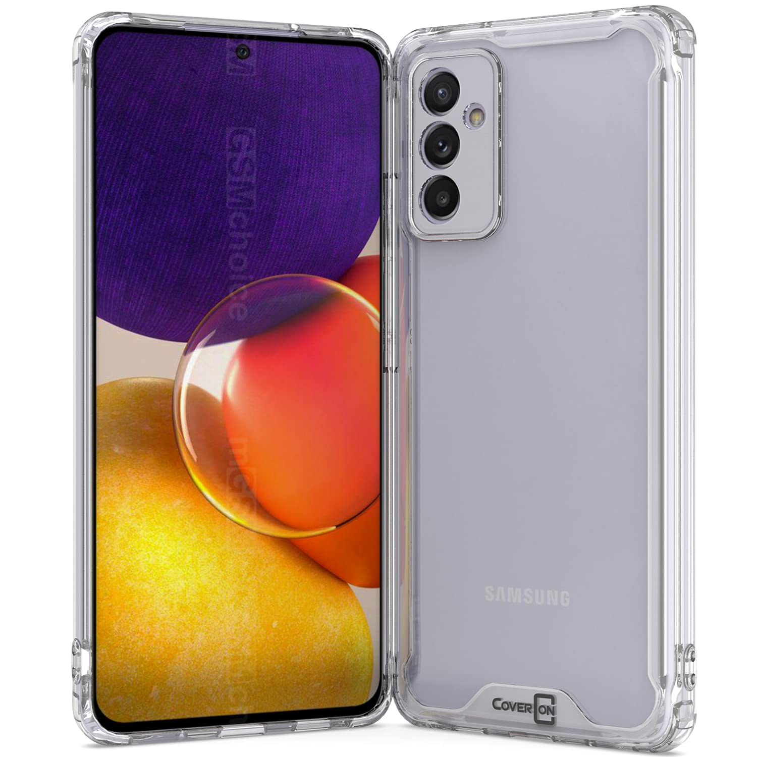 Slim Clear Phone Case for Samsung Galaxy Quantum 2 / A82 - Crystal Lightweight Hard Back with TPU Bumper | Perfect for Everyday Protection & Showcasing Your Phone Design