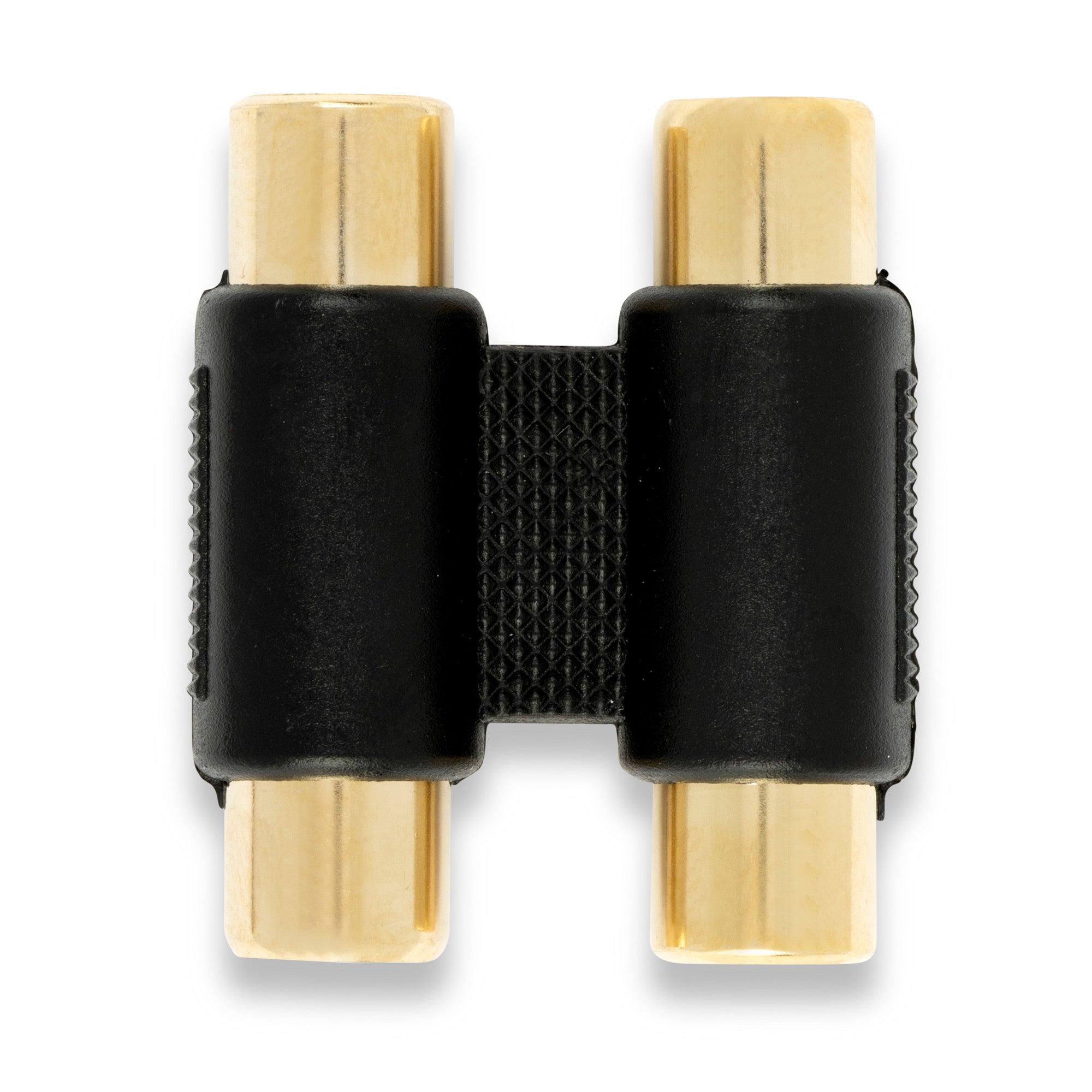 QED Connect Female to Female Phono Adapter - Gold Plated RCA Audio Connector for Home Theater, Stereo Systems & DJ Equipment - High Quality Audio Signal Transfer Solution