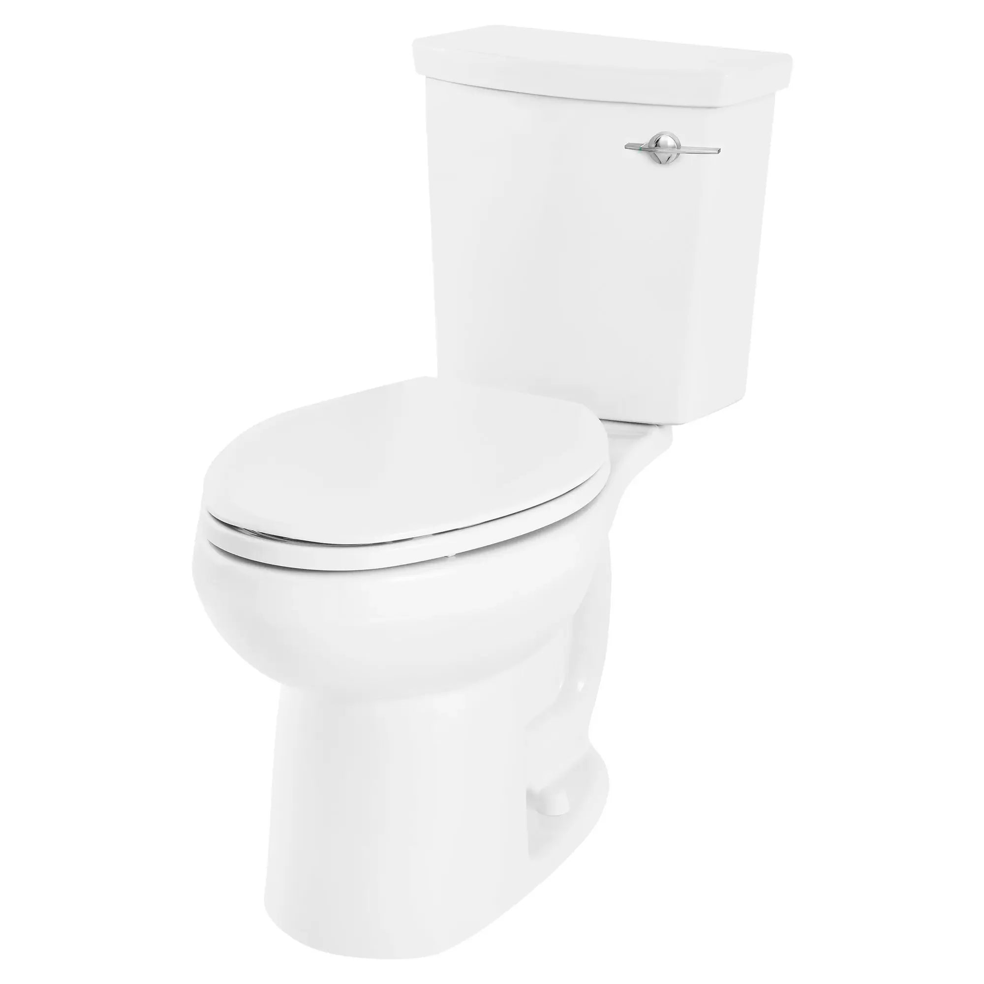 H2Option® ADA Compliant Dual Flush Elongated Toilet - 1.28/0.92 GPF (4.8/3.5 LPF) - Chair Height Right Hand Trip Lever - Water Efficient Bathroom Upgrade for Home & Commercial Use