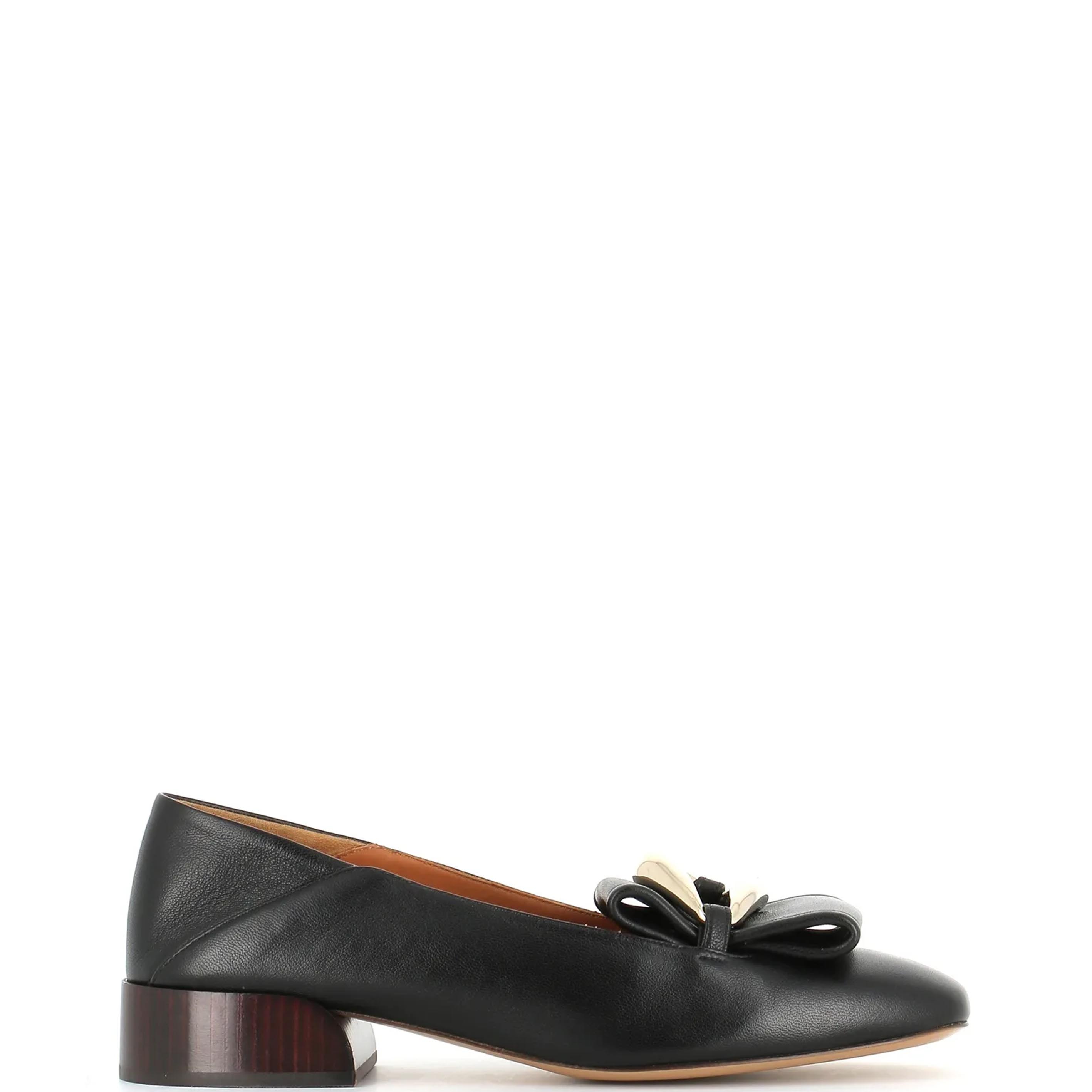 Elegant Black Kiss Loafer Shoes for Women - Comfortable Slip-On Dress Flats for Office, Business & Casual Wear