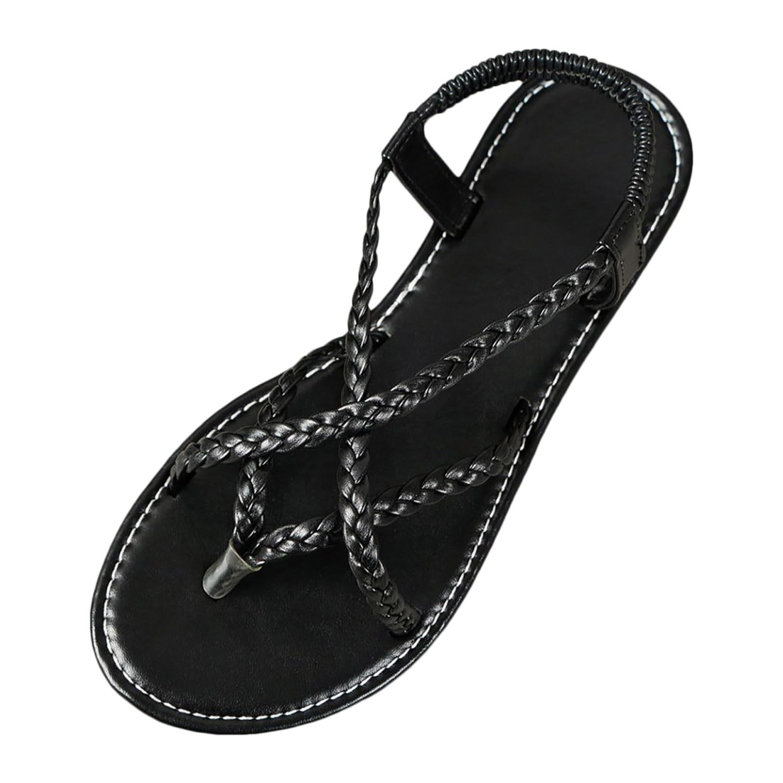 Women's Comfortable Walking Sandals with Arch Support - Orthopedic Dressy Summer Sandals for Beach, Travel & Casual Wear - Supportive Flip Flops for All-Day Comfort