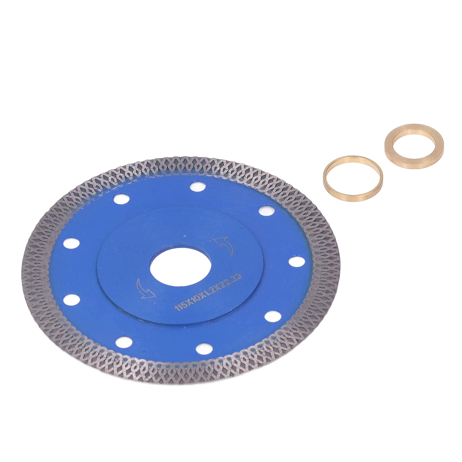 4.5 Inch Industrial Grade Super Thin Universal Cutting Disc - Non-Deformed Flange Wave Net Saw Blade for Angle Grinder (8000-11000 RPM) - Perfect for Granite, Tile, and Stone Cutting Projects