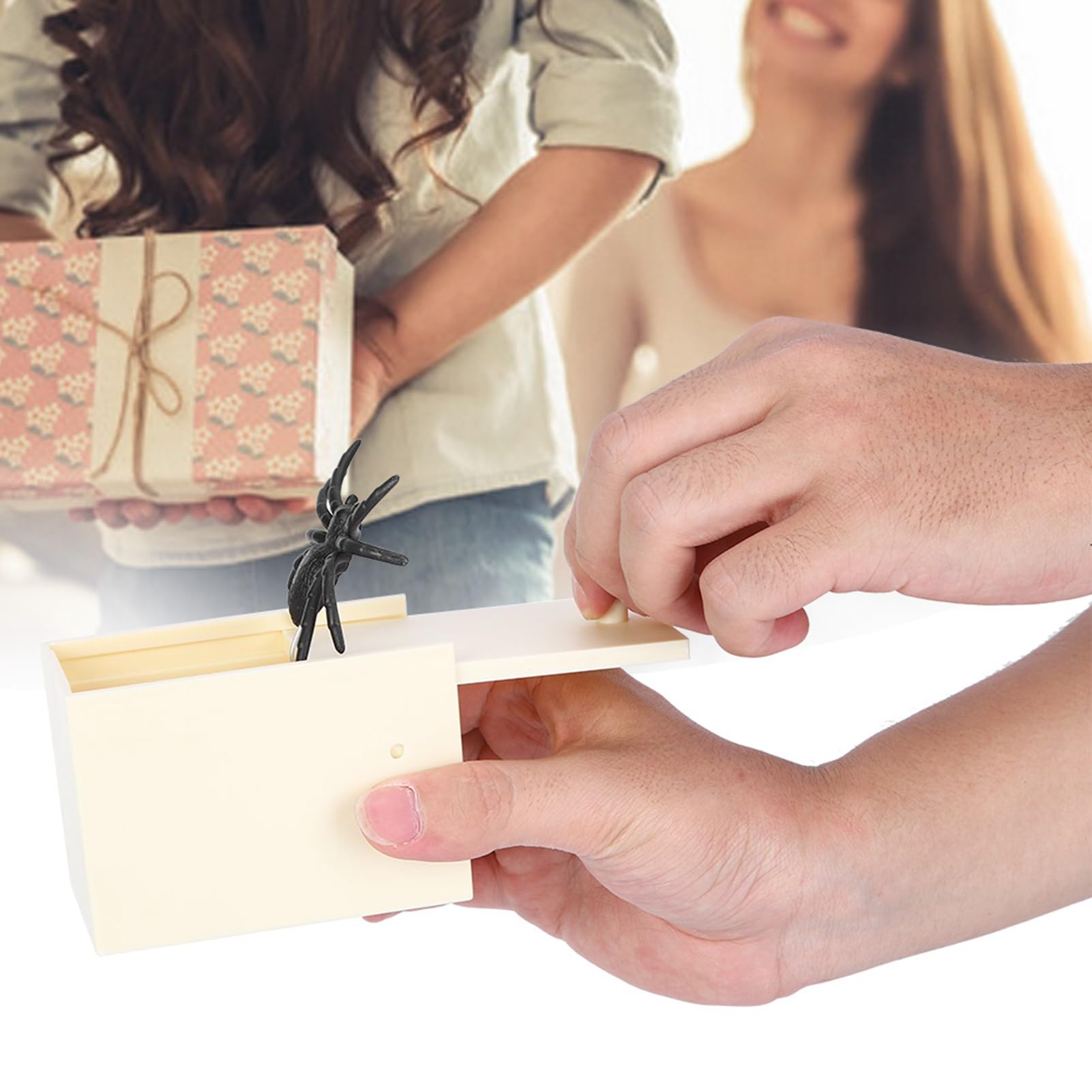 10×7×6 Inch Fake Jewelry Box Prank Toy - Halloween & April Fool's Day Trick Gift for Friends - Perfect for Pranks, Gag Gifts and Surprise Parties