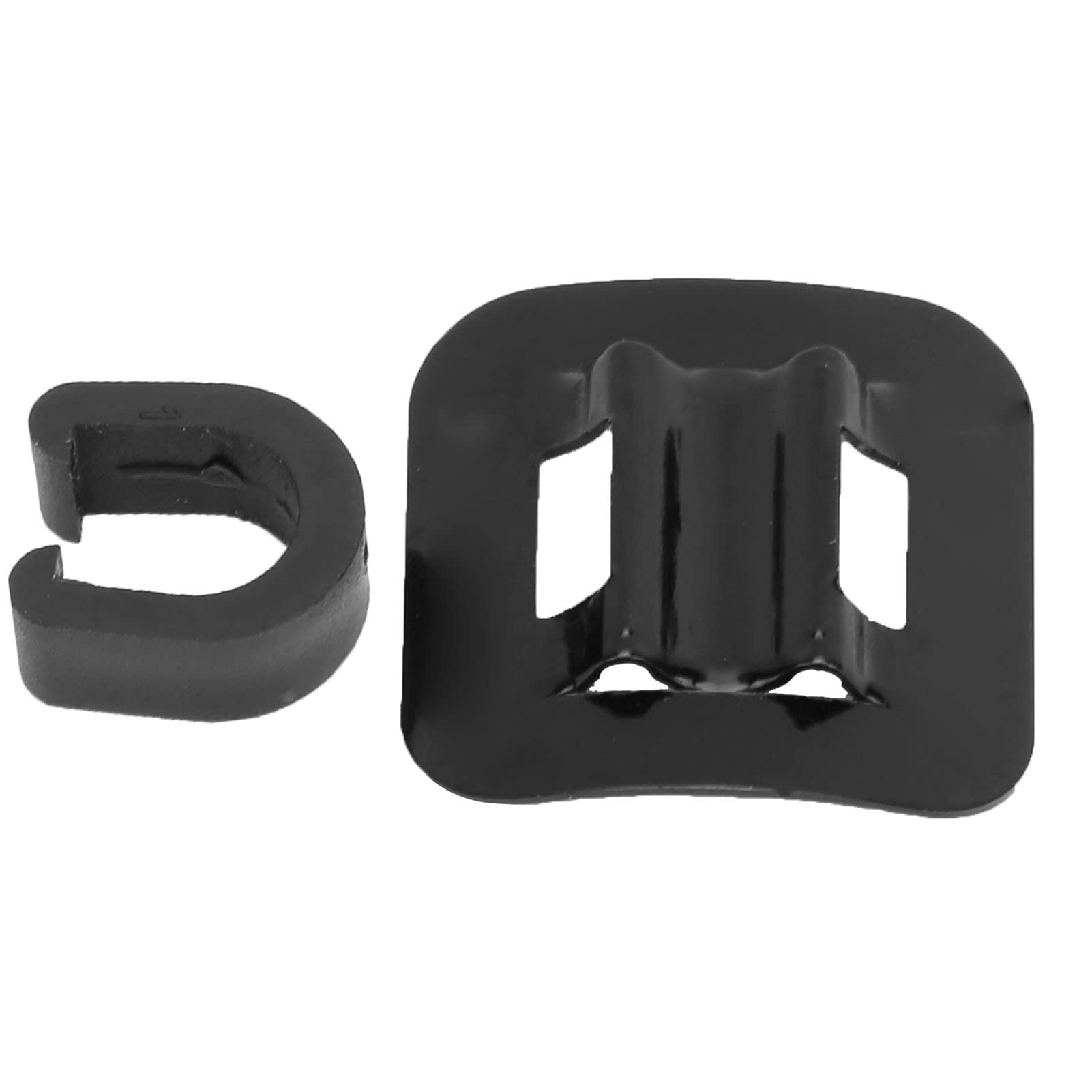 Vbestlife 10-Pack Bicycle Brake Cable C-Clips - Durable Bike Cable Guide Clamps for Smooth Braking - Perfect for Road Bikes, Mountain Bikes & Commuter Bicycles