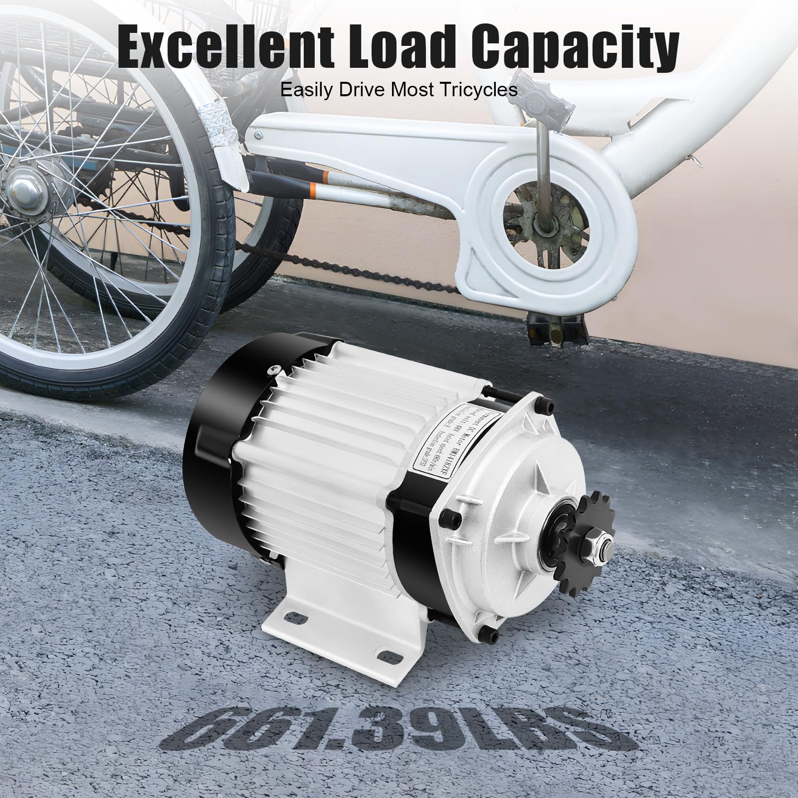 48V 750W Electric Brushless Motor Kit with Controller - for E-Tricycle, Rickshaw & Three-Wheel Vehicles - Includes Freewheel Adapter & Light Switch - Perfect for Urban Commuting, Cargo Transport & Eco-Friendly Mobility Solutions