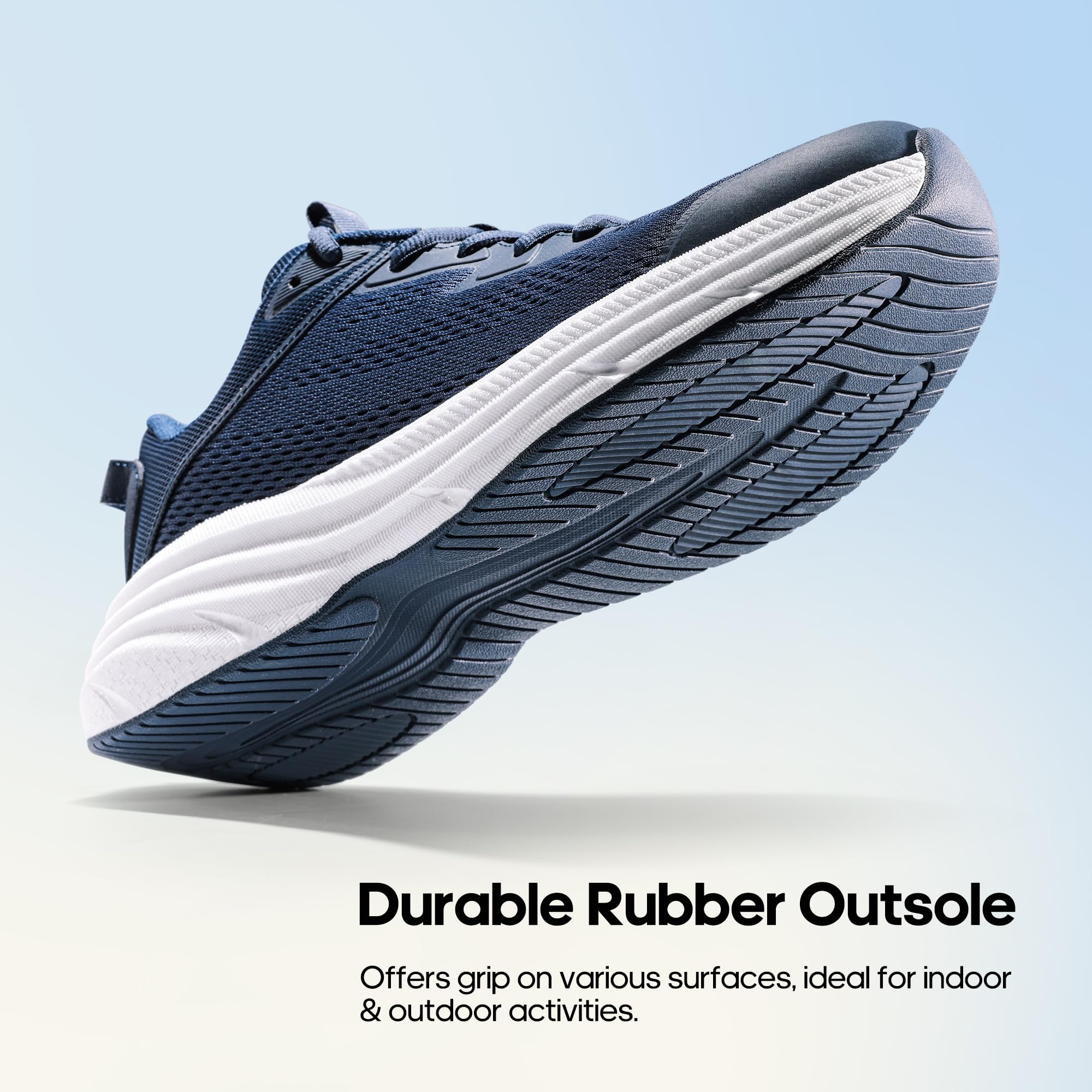 NORTIV 8 Men's Running Shoes - Lightweight Walking Tennis Sneakers with FlexLife Cushioning, Non-Slip & Breathable for Gym Workouts, Jogging & Cross Training - Perfect for Outdoor Sports & Daily Fitness Activities