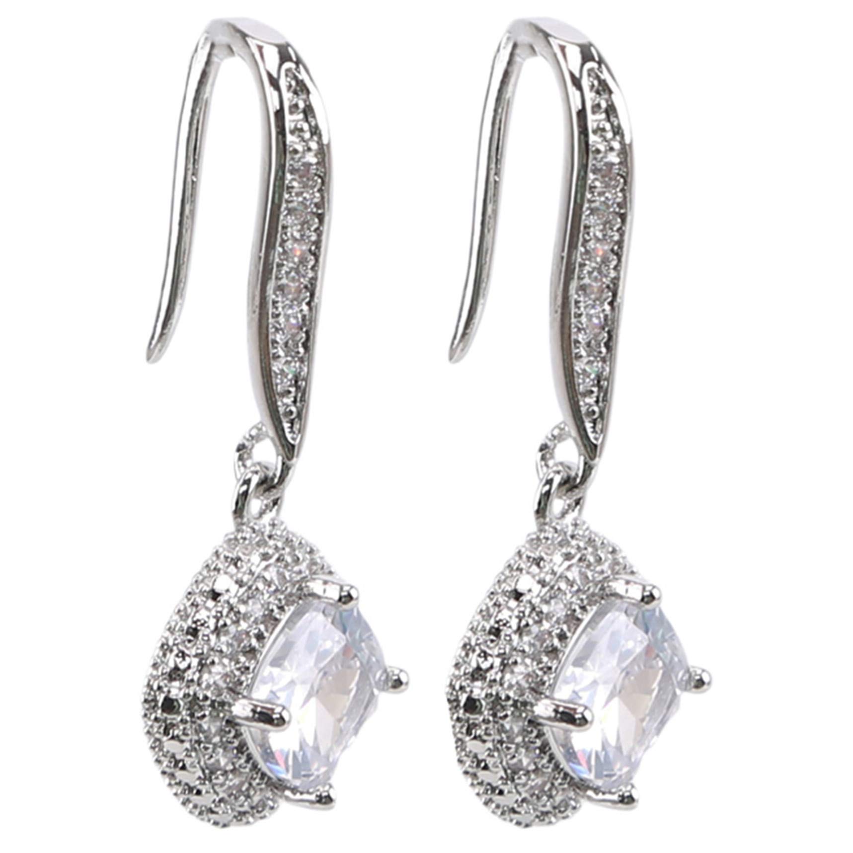 Elegant Gold Plated Cubic Zirconia Stud Earrings for Women - Perfect for Weddings, Parties & Everyday Wear