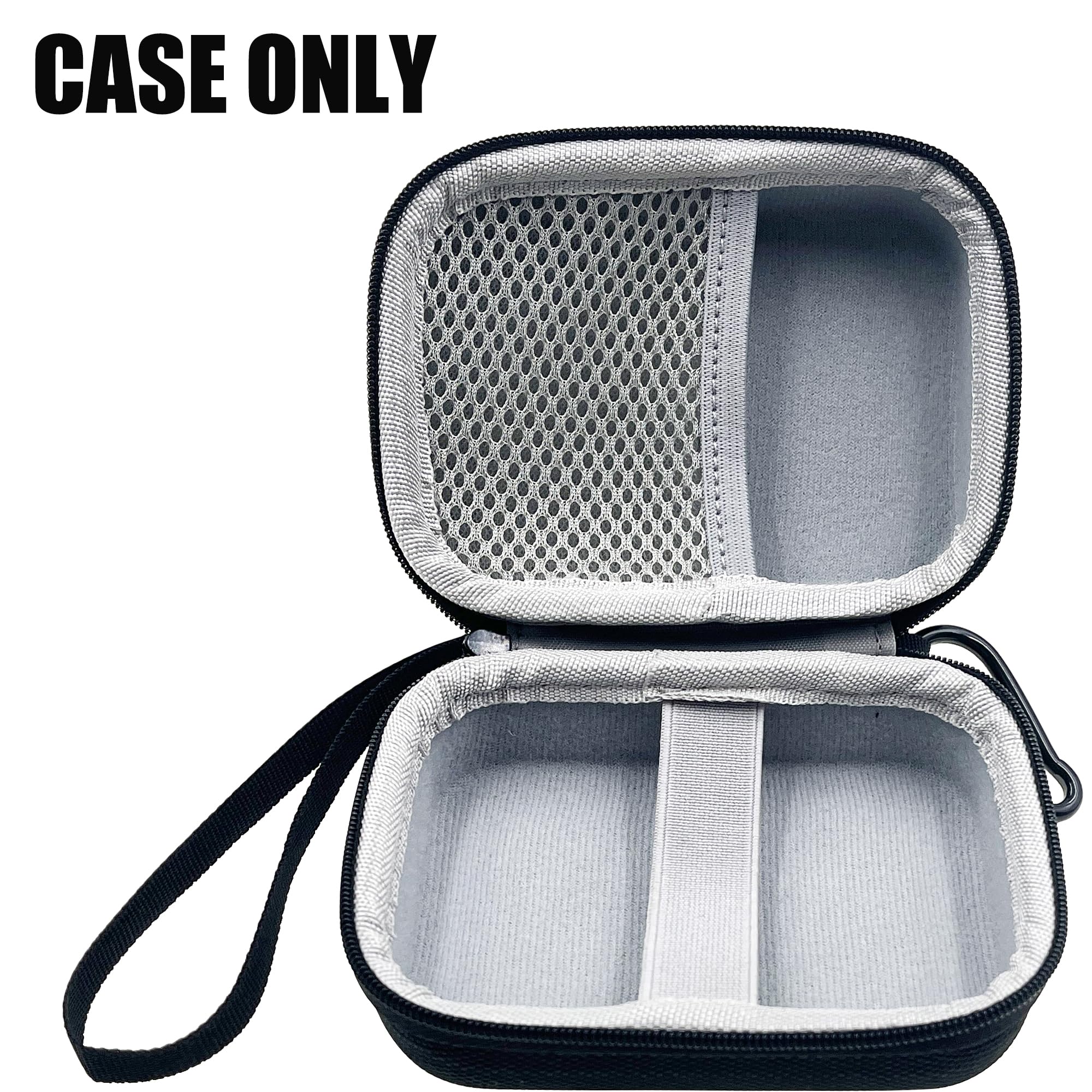 Portable Asthma Inhaler Holder Travel Case - Compact & Lightweight Storage for Adults & Kids (Black + Gray) - Perfect for Travel, Sports & Daily Use