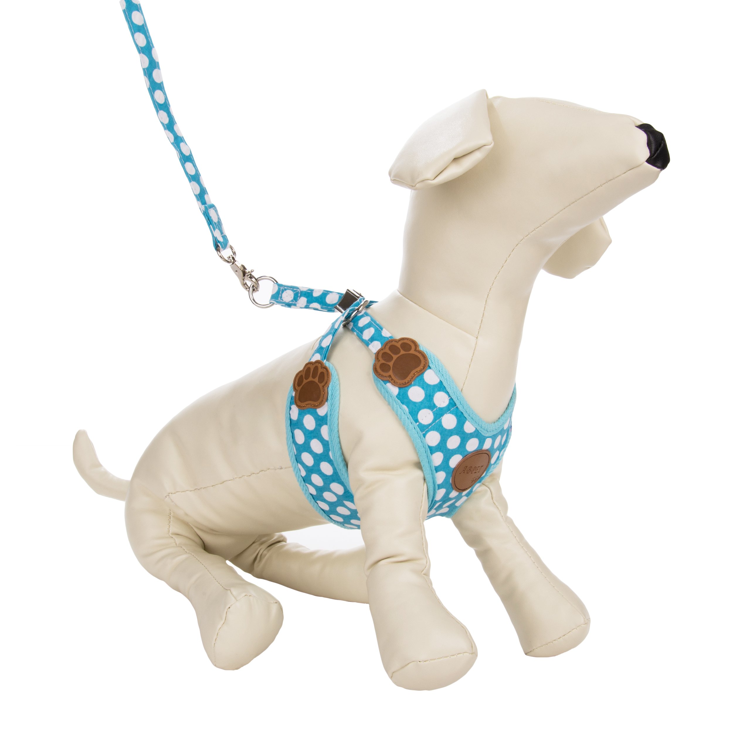 Soft Reflective Dog Harness and Leash Set for Small Dogs & Puppies - Adjustable Pet Vest for Walking, Training & Outdoor Safety