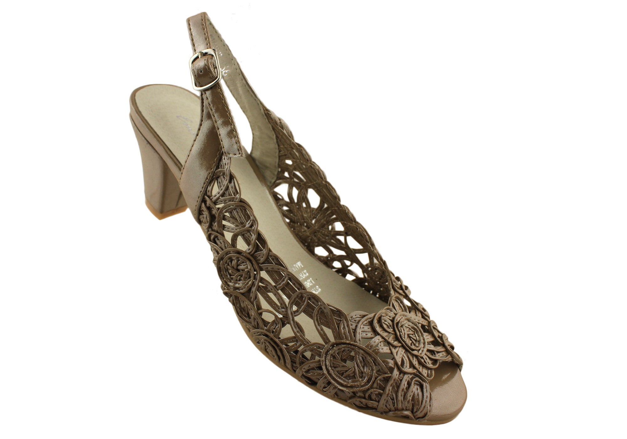 Emma Kate Women's Comfortable Mid Heel Dress Sandals - Perfect for Weddings, Parties & Formal Occasions
