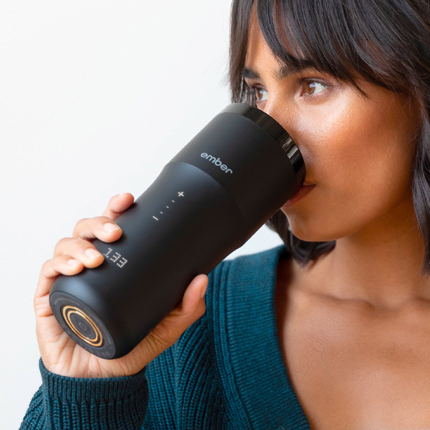 Ember Travel Mug 2+ 12oz Smart Temperature Control Coffee Thermos - Black | Perfect for Commuting, Office & Outdoor Adventures