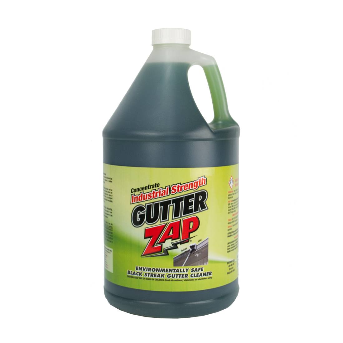 Xterior Gutter Zap Gutter Stain Remover - Powerful Outdoor Cleaning Solution for Gutters, Downspouts & Roof Stains | Removes Tough Stains, Mold & Mildew | Perfect for Home Maintenance & Exterior Cleaning