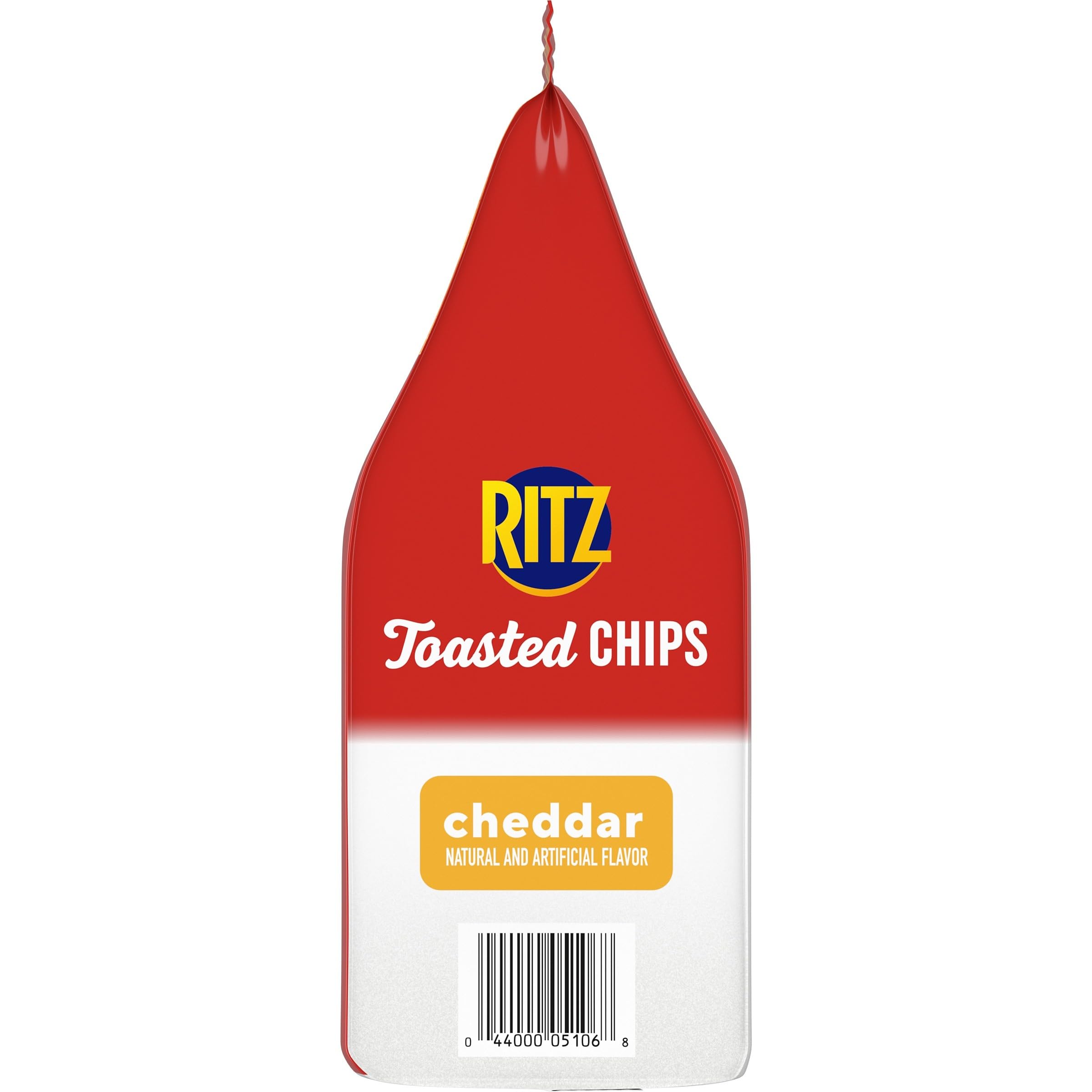 RITZ Toasted Chips Cheddar Cheese Crackers - 8.1 oz Party Snacks Pack - Perfect for Game Nights, Picnics & Office Snacking