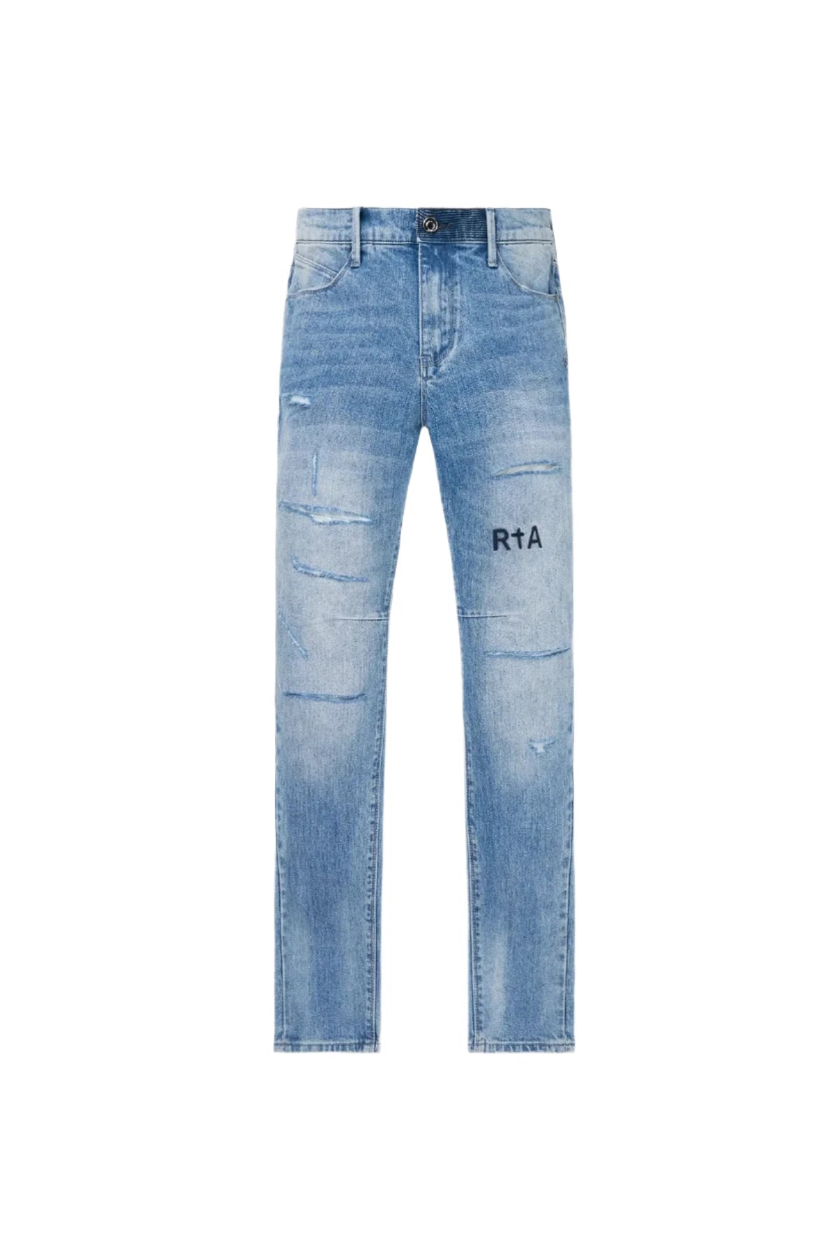 Vintage Distressed Blue Bryant Jeans for Men - High-Quality Denim Pants for Casual Wear & Street Style Fashion