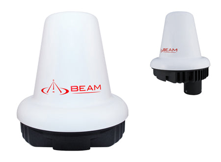 Beam Inmarsat IsatDock Mast/Pole Mount Marine Active Antenna for Satellite Communication at Sea - Perfect for Boats, Yachts & Offshore Vessels