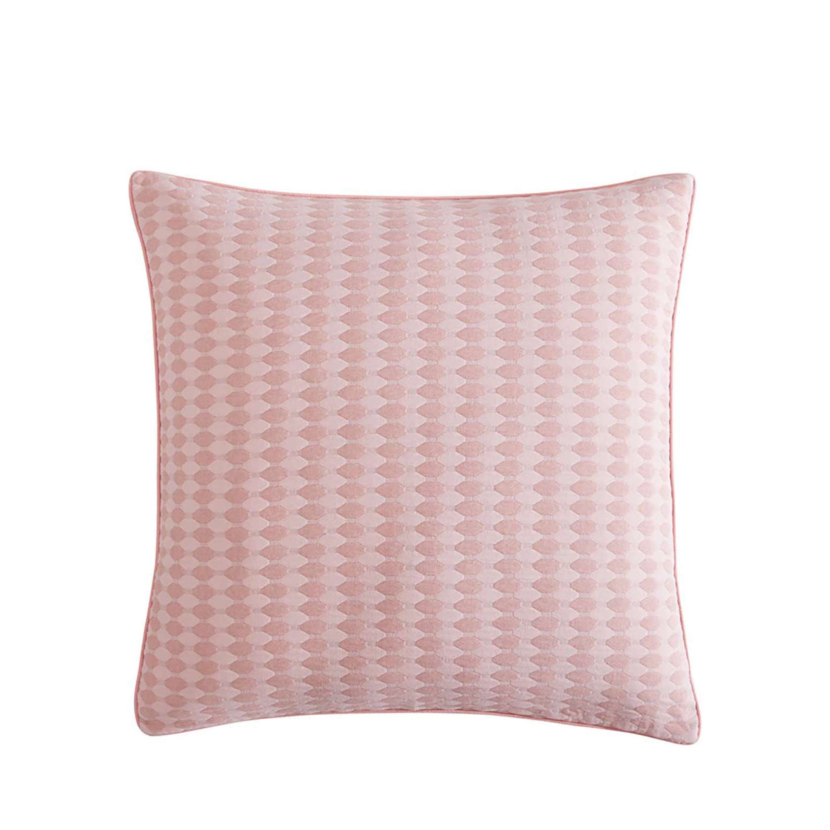 Logan & Mason Platinum Frankie Blush Square Cushion - Stylish Home Decor for Living Room, Bedroom & Office Sofa