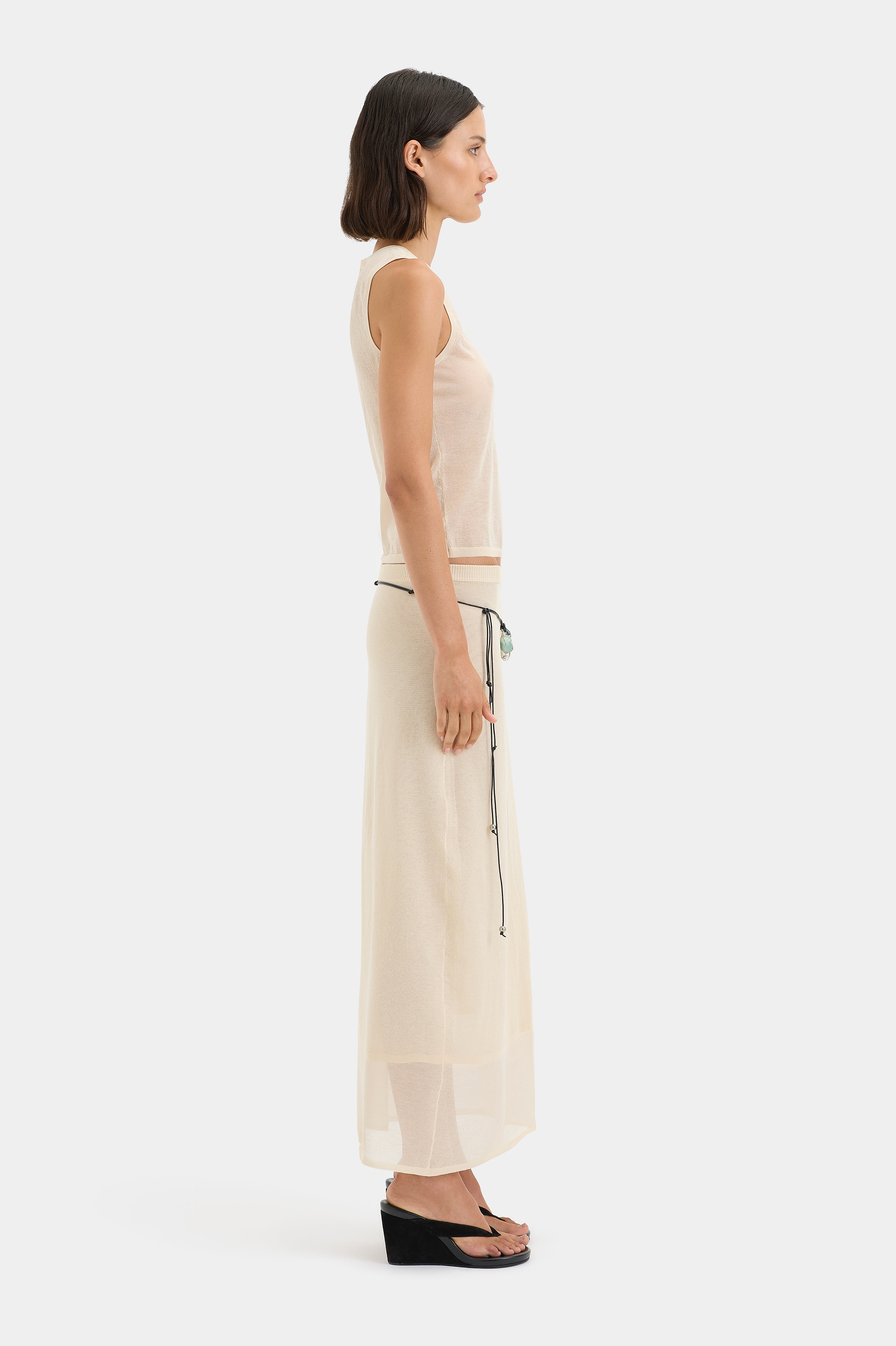 Stylish Peregrine Layered Skirt for Women - Trendy High Waist Flowy Midi Skirt with Pockets | Perfect for Casual Outfits, Office Wear & Summer Dresses