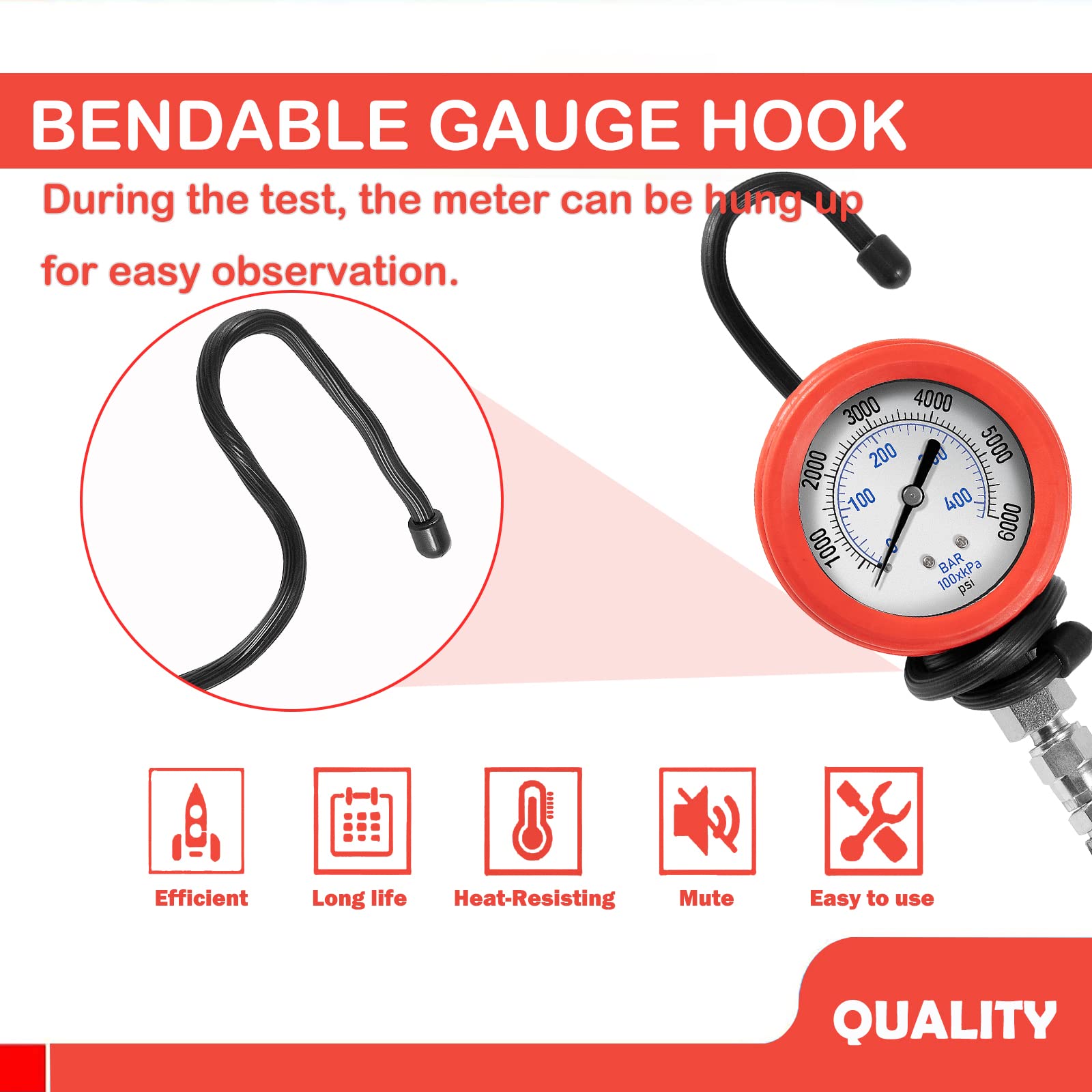 HPOP Test Tool Kit for DT466 & DT530 Engines | High Pressure Oil Pump Diagnostic Tool | Compatible with International Maxxforce DT9 & DT10 (1996-2015 Models) | Ideal for Diesel Engine Repair & Maintenance