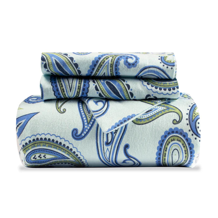 Reversible Flannel Trellis Duvet Cover Set with Pillow Shams - Soft Cozy Bedding for Winter - Perfect for Cold Weather & Holiday Home Decor
