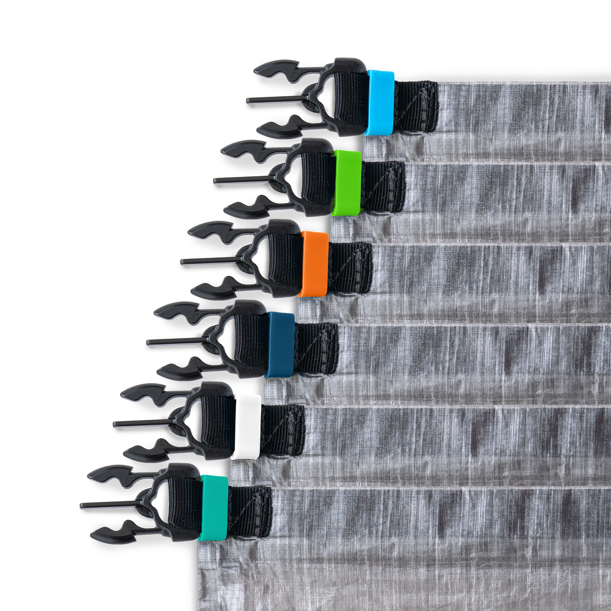 Waterproof Dry Bag Color Bands (6 Pack) - Secure & Organize Gear for Kayaking, Camping, Hiking & Outdoor Adventures
