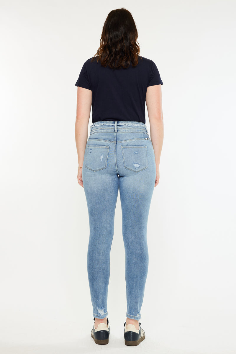 Simone Ultra High Rise Ankle Skinny Jeans for Women - Curvy Fit Stretch Denim Pants, Comfortable & Flattering - Perfect for Casual Wear, Office Outfits & Night Out