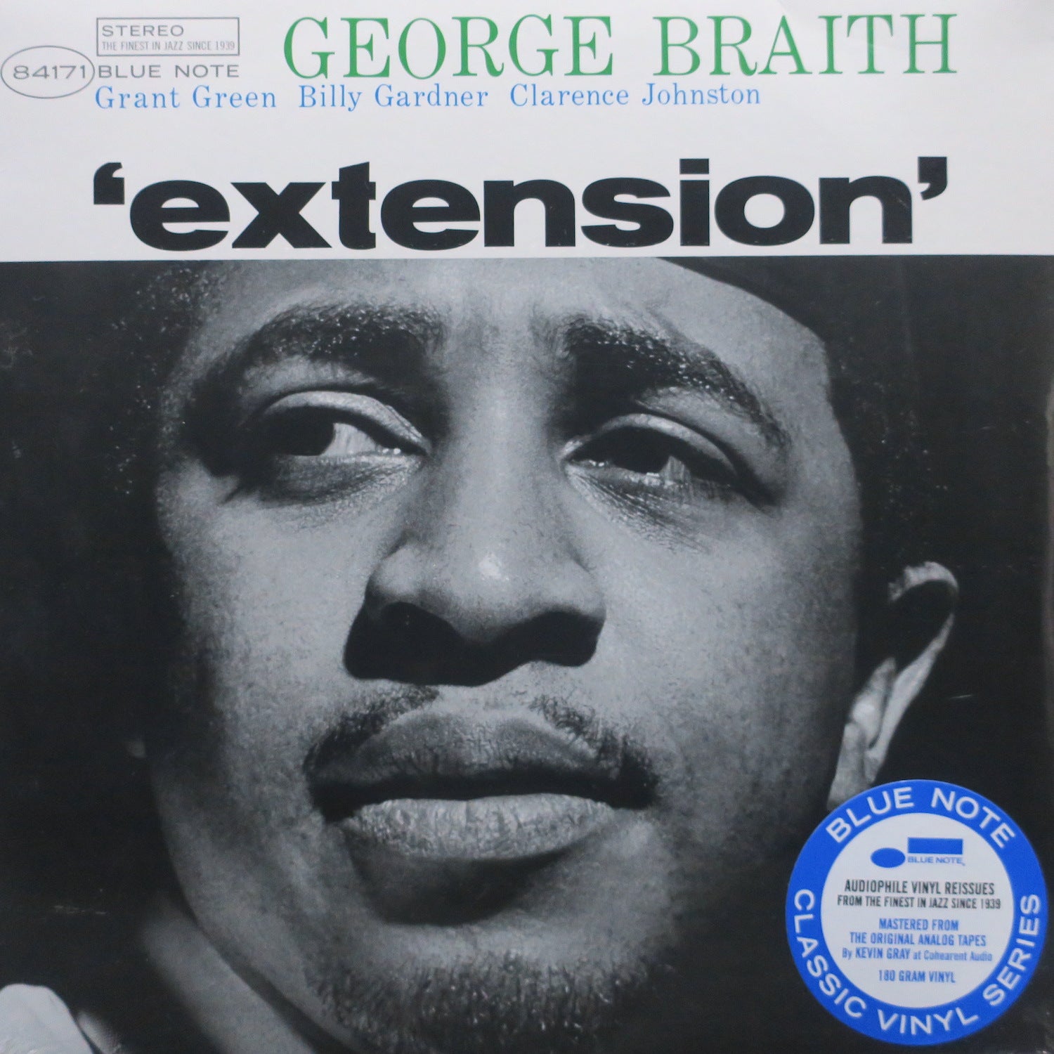 GEORGE BRAITH 'Extension' BLUE NOTE CLASSIC 180g Vinyl LP Record - Jazz Music Collector's Edition for Audiophiles & Vinyl Enthusiasts - Perfect for Home Listening & Music Collections