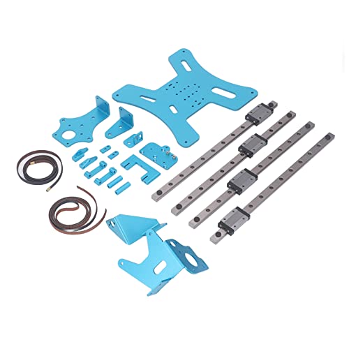300mm Linear Guide Rails for 3D Printers - Aluminum Alloy Linear Motion Rails with Timing Belt, Easy Installation Replacement Parts for Creality Ender 3 Pro/V2 - Perfect for DIY 3D Printing Projects and Machine Upgrades