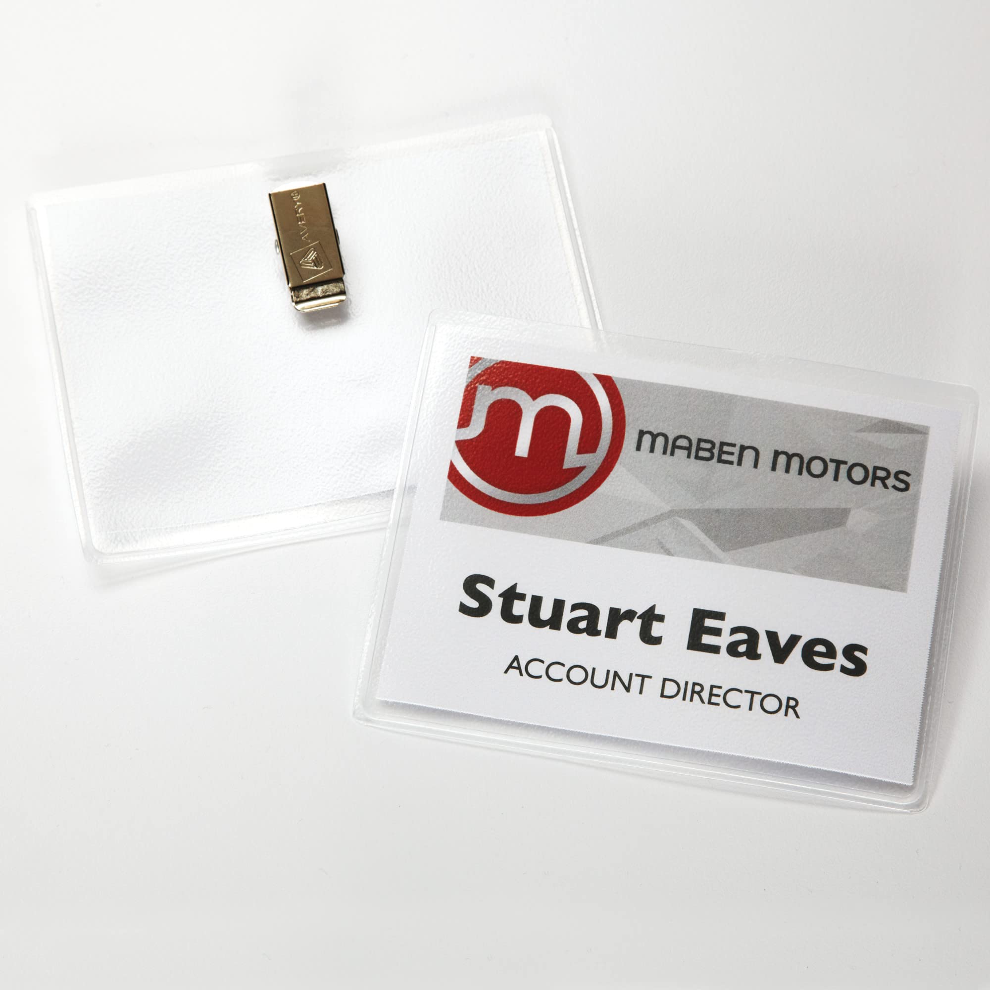 Avery Customizable Name Badge Clips - 3