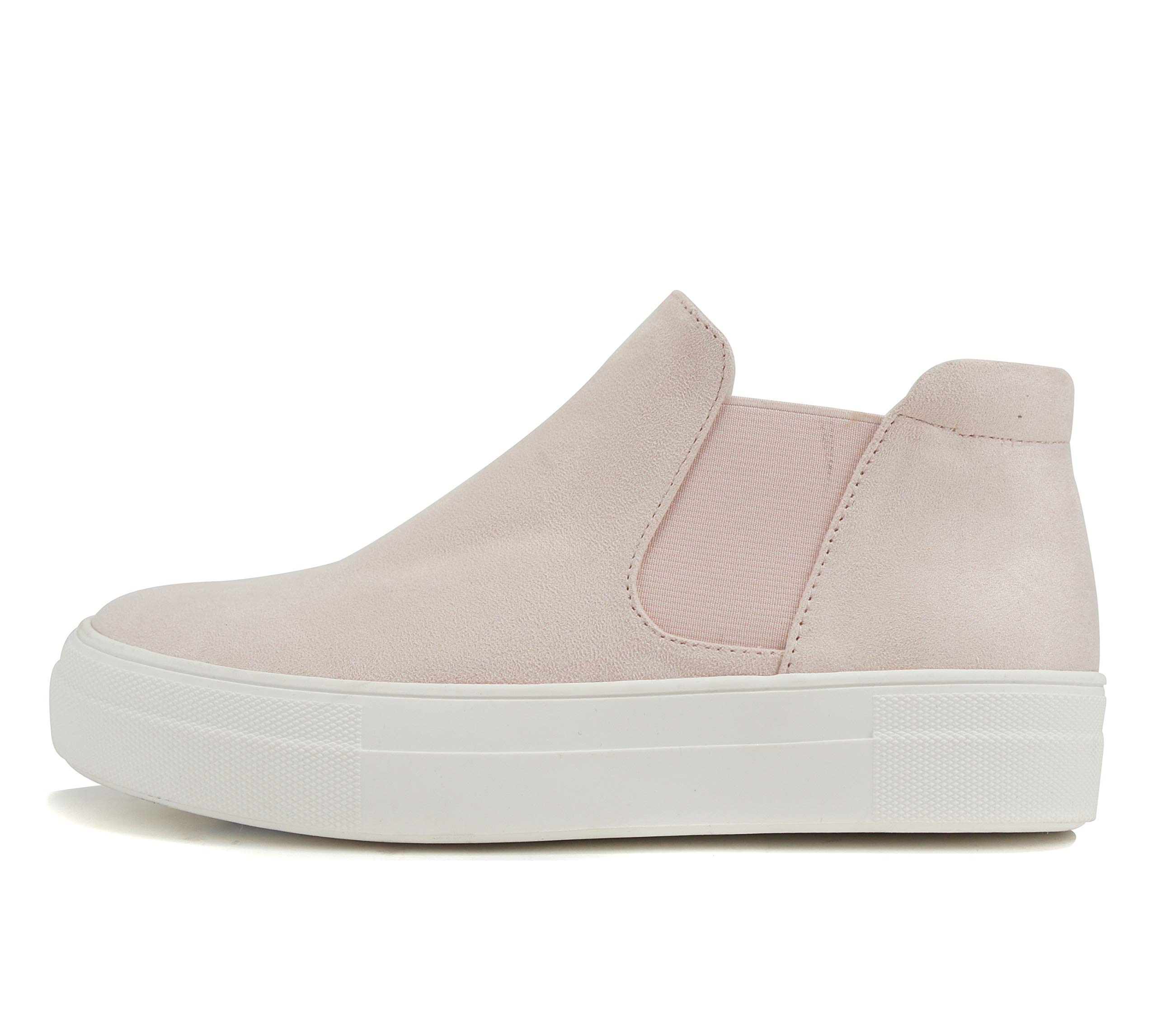 Soda Women's Woods Chelsea Canvas Platform Sneakers - Comfortable Cushion Foam for Walking, Casual Outfits & Everyday Wear