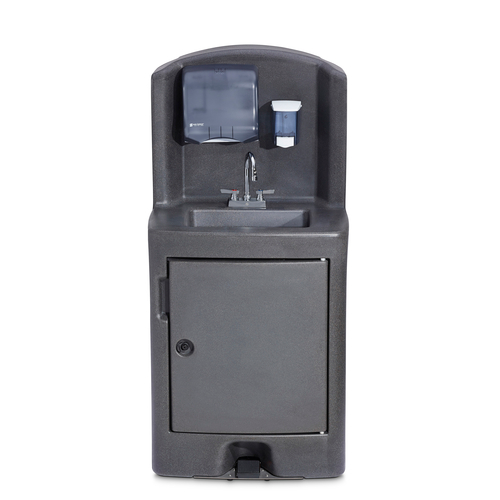 Crown Verity CV PHS 5 Single Bowl Portable Hand Sink - Stainless Steel Commercial Handwashing Station for Outdoor Events, Food Trucks & Mobile Businesses
