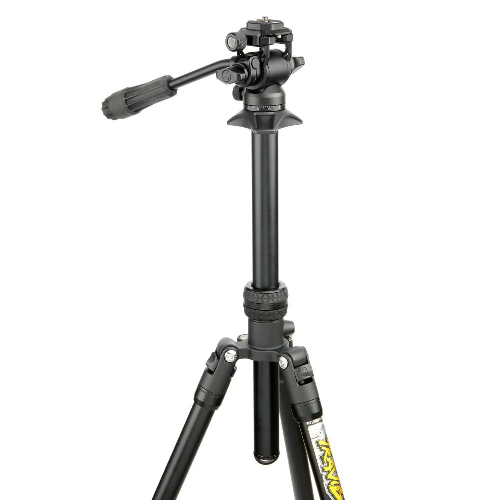 Punks Travis 2.0 Professional Video Tripod Kit with AirHed Trinity Mount - Heavy Duty Camera Stand for DSLR, Mirrorless & Smartphones - Perfect for Vlogging, Live Streaming & Film Production (Special Order)