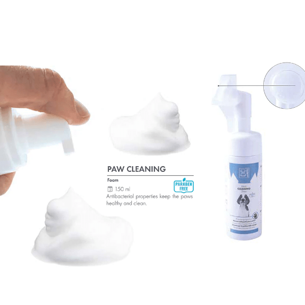 M PETS Paw Cleaning Foam for Dogs & Cats - Gentle Pet Paw Wash with Natural Ingredients - Perfect for After Walks, Muddy Paws & Outdoor Adventures