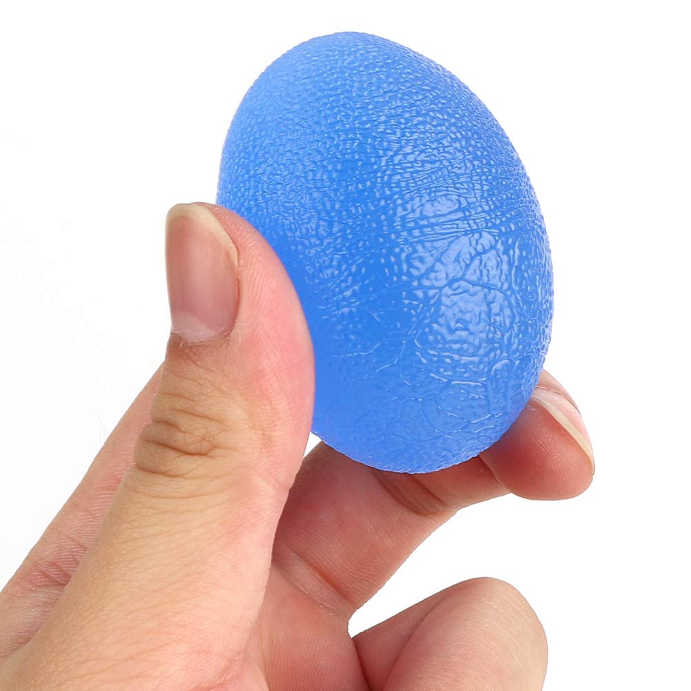 Portable Hand Exercise Balls - Soft Fitness Massage Grip Balls for Finger & Wrist Strength Training - Stress Relief Squeeze Ball for Office, Gym & Home Use - Improve Grip Strength & Reduce Anxiety