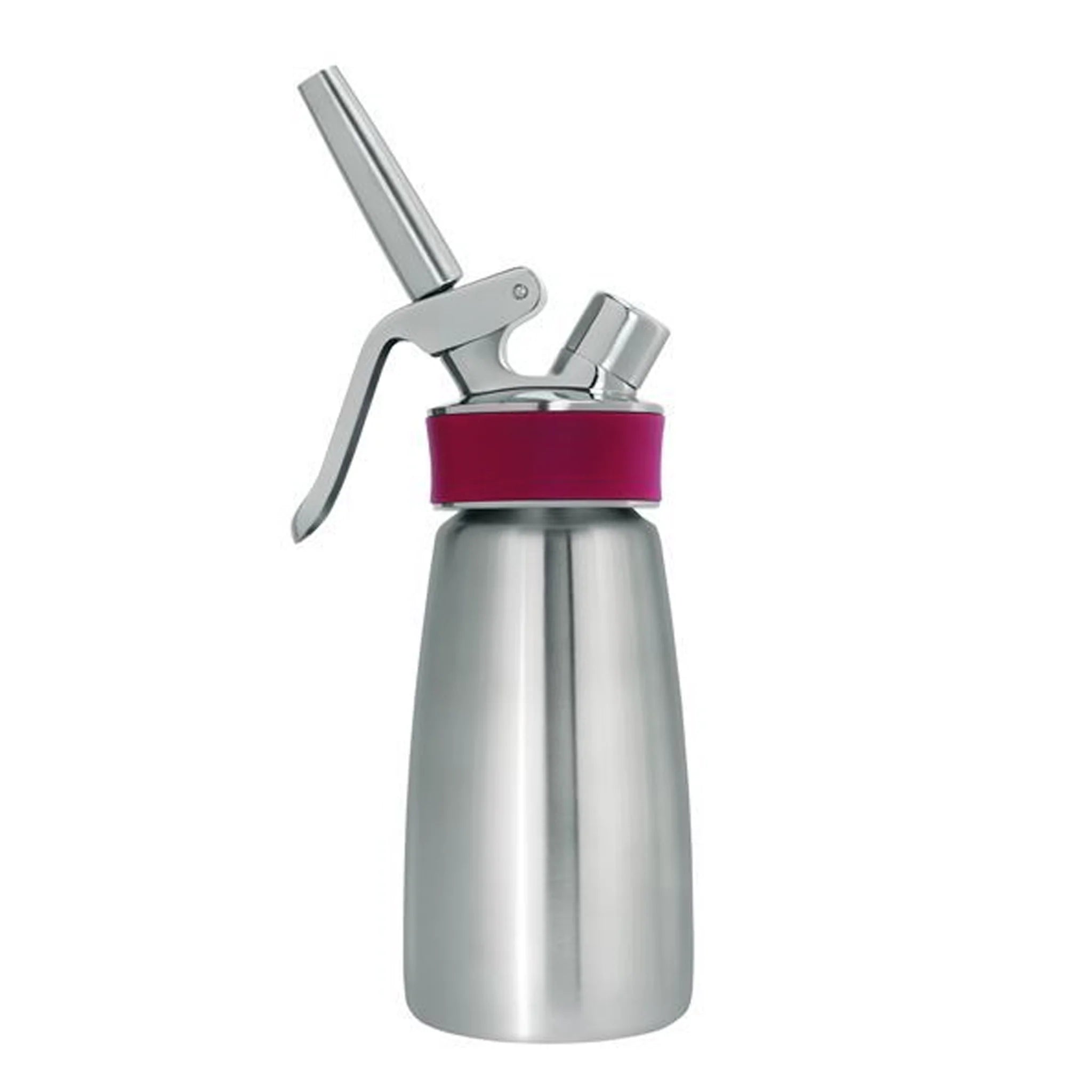 iSi Gourmet Whip Cream Charger Dispenser - 1/2 Pint (8.4 oz) Stainless Steel Whipper for Perfect Desserts, Coffee Toppings & Cocktail Foams
