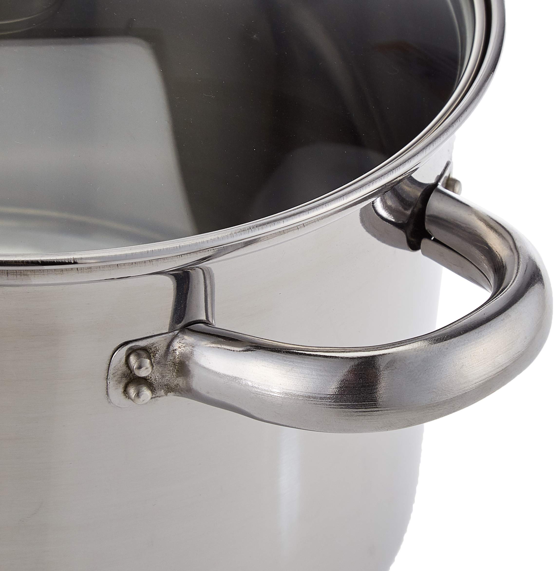 KitchenCraft 3-Tier Stainless Steel Food Steamer Pot with Lid - 22cm/8.5 Inch Silver Cooking Pan for Vegetables, Dumplings & Seafood - Perfect for Healthy Meal Prep, Asian Cuisine & Family Dinners
