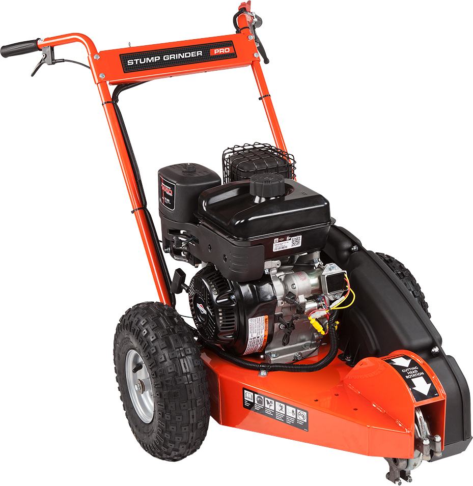 DR Power PRO CE Stump Grinder 306cc Electric Start ST45114BENC - Heavy Duty Tree Stump Removal for Landscaping, Yard Cleanup & Property Maintenance