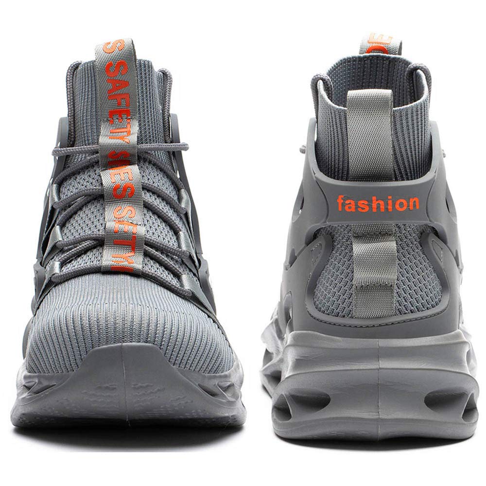 **MandyQ Steel Toe Boots for Men & Women - Indestructible Work Safety Shoes, Slip & Oil Resistant, Industrial Construction Sneakers, Outdoor Composite Toe Boots - Perfect for Construction, Warehouse & Heavy Duty Work**