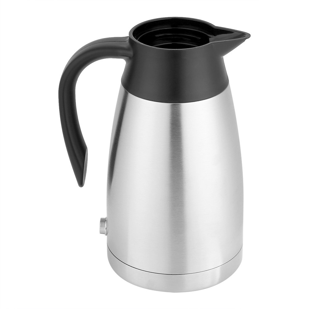 12V Travel Kettle - 1000ml Stainless Steel Portable Electric Car Kettle for Tea & Coffee - Perfect for Road Trips, Camping & Office Use