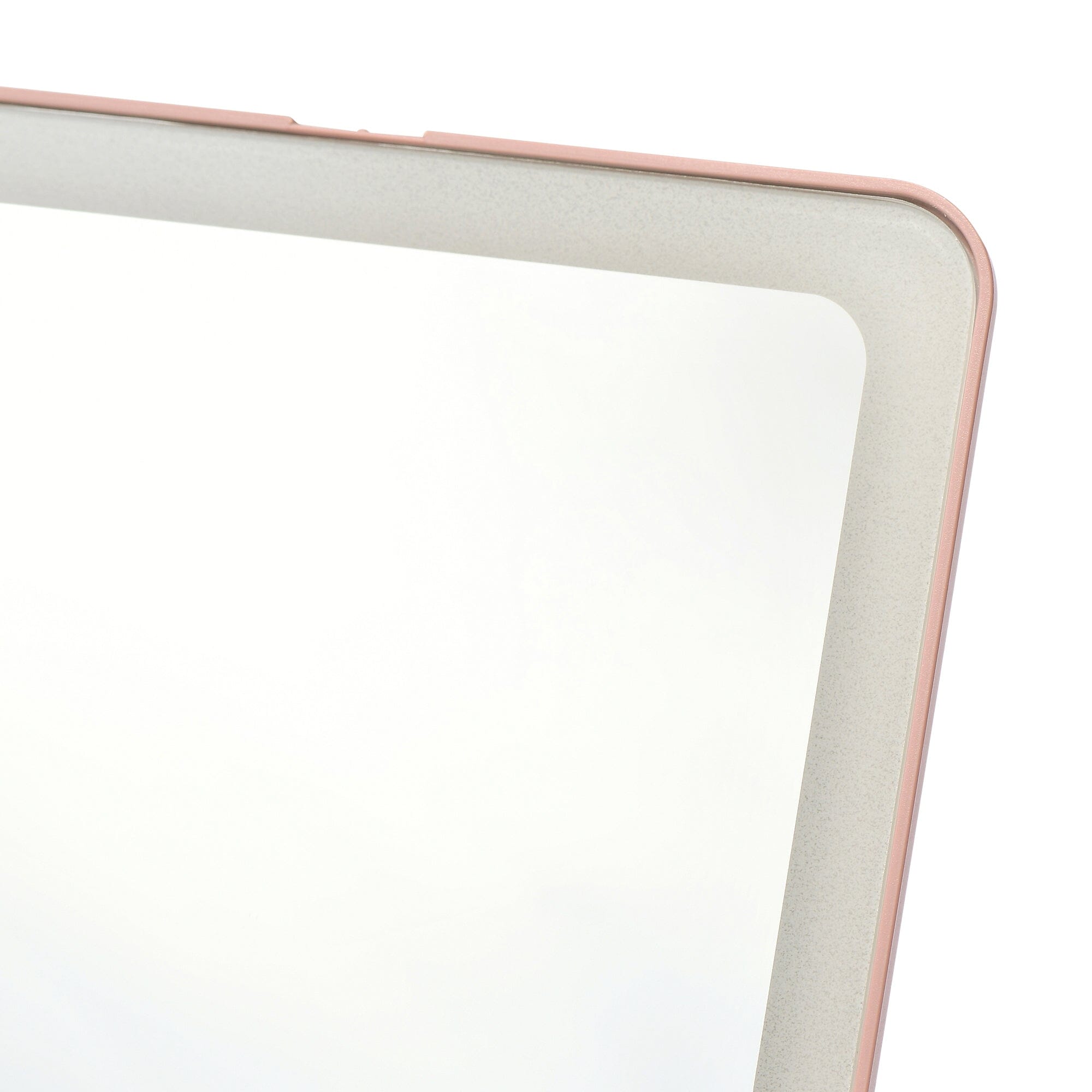 Pink LED Folding Mirror with Lights - Portable Vanity Mirror for Makeup, Travel, and Home Use