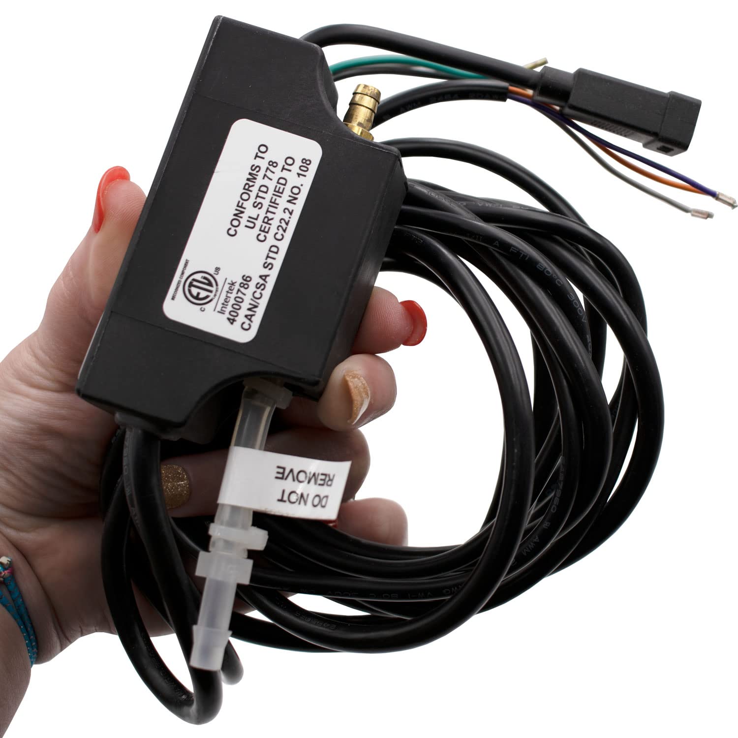 DE05LUB110 240V Condensate Pump with Overflow Alarm - 3-Wire Mini Split System Drain Pump for AC, HVAC, and Ductless Units - Perfect for Home, Office, and Commercial Use