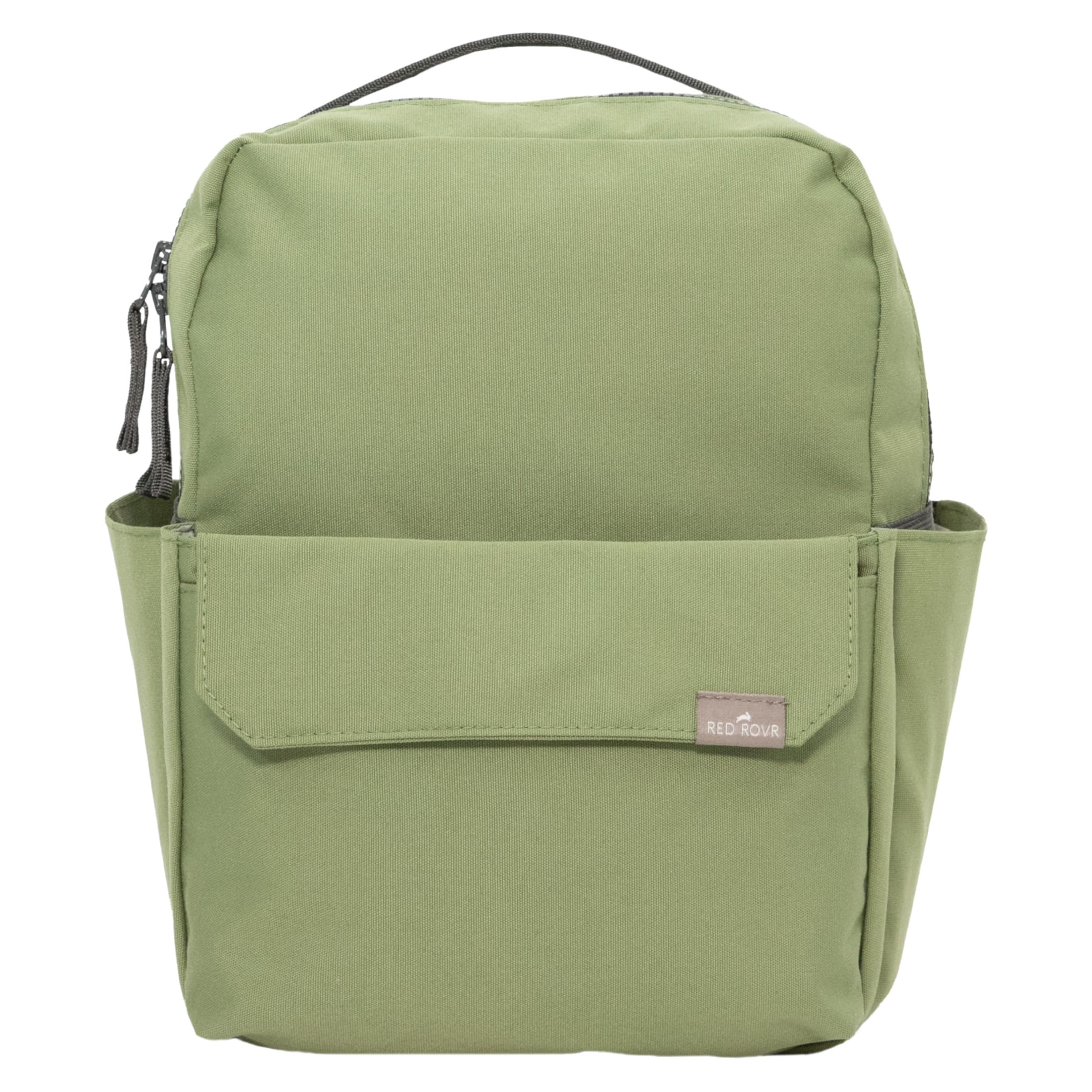 RED ROVR Mini Roo Backpack - Lightweight Hiking Daypack for Women & Men, Water-Resistant Small Backpack for Travel, Gym, Work, and Outdoor Adventures (Moss Green)